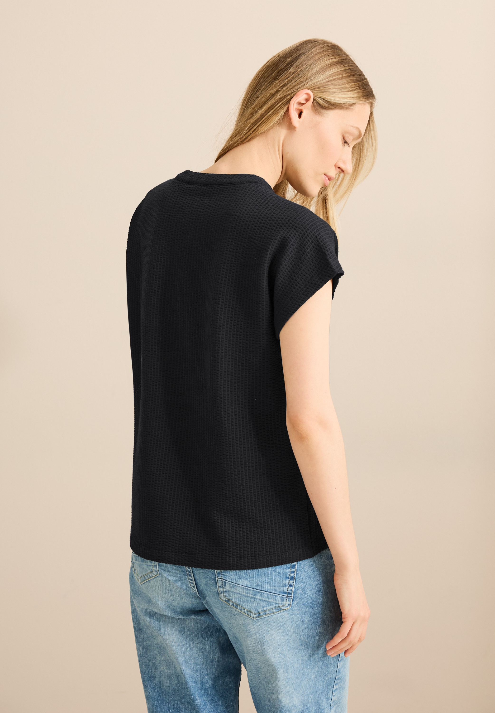 Cecil Tunikashirt, aus Baumwolle mit Stretchante
