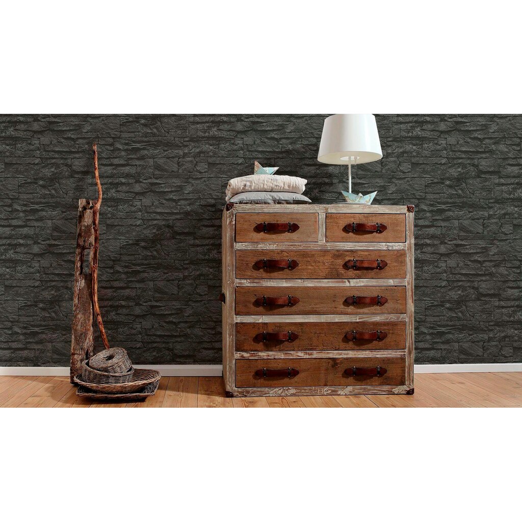 living walls Vinyltapete »Best of Wood`n Stone 2nd Edition«, Steinoptik