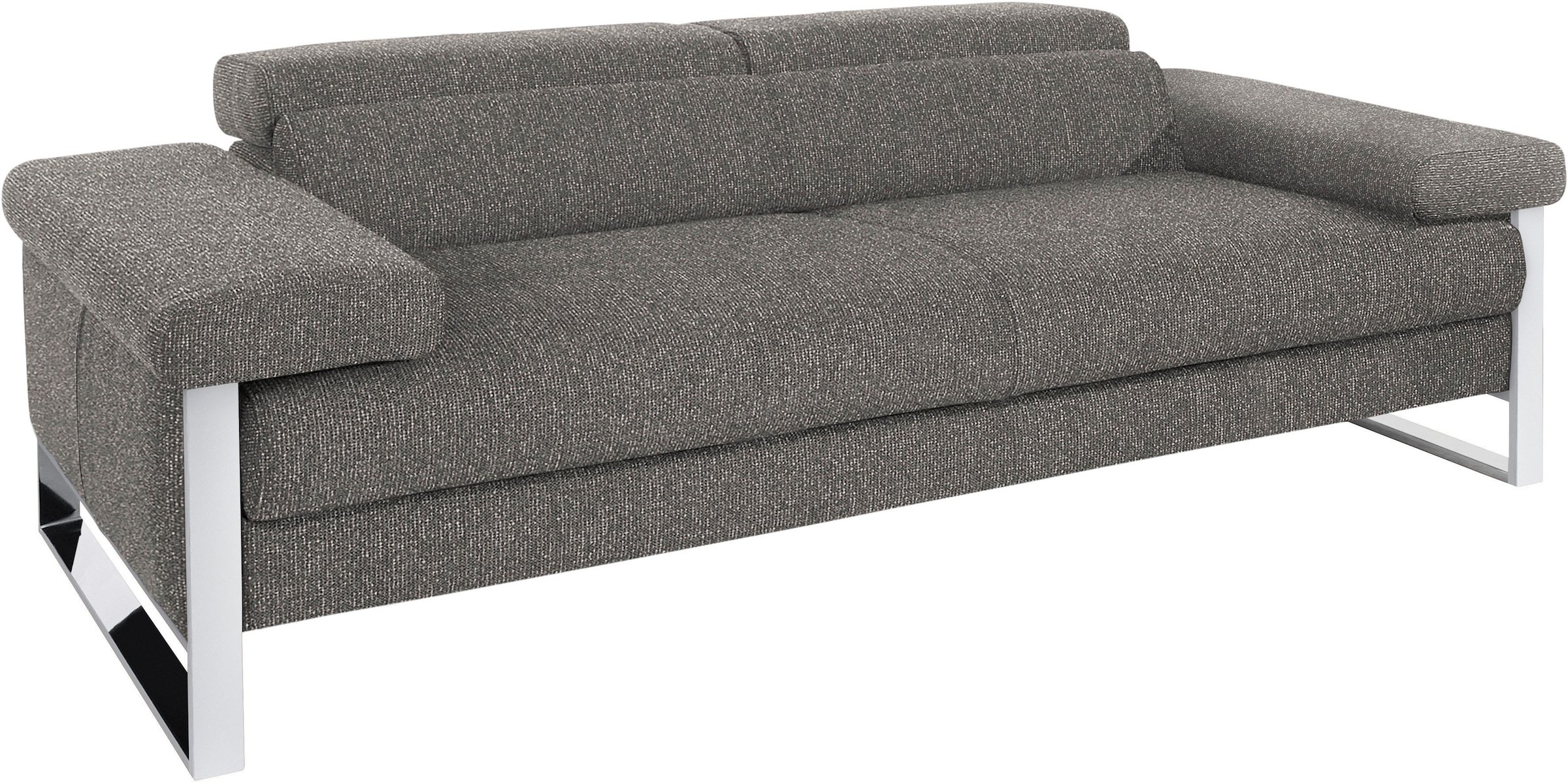 W.SCHILLIG 2-Sitzer »finn«, German Design Award 2016, Fußgestell Chrom glänzend, Breite 230 cm