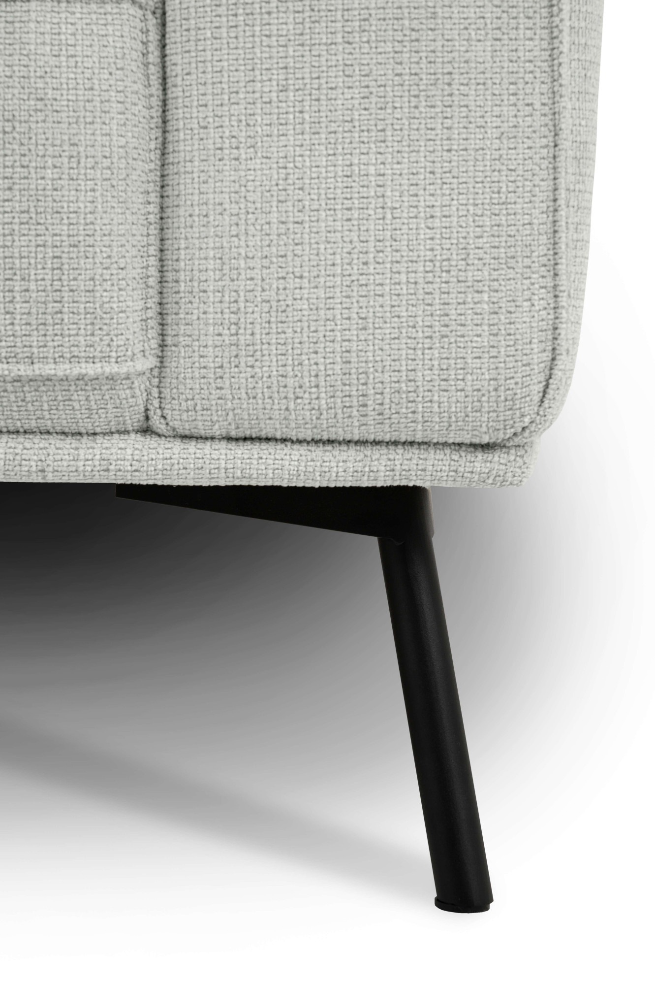 andas Ecksofa »Vosby«, Breite 260 cm, Chenille, mit dekorativer Kedernaht