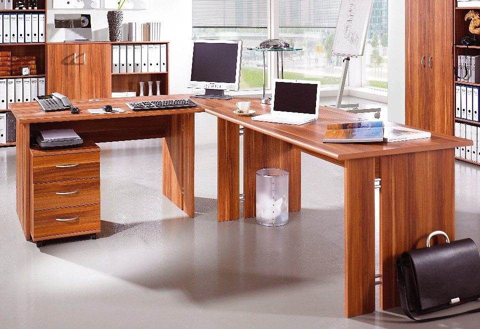 GERMANIA Schreibtisch »Juist«, mit Kabeldurchlass in der Arbeitsplatte