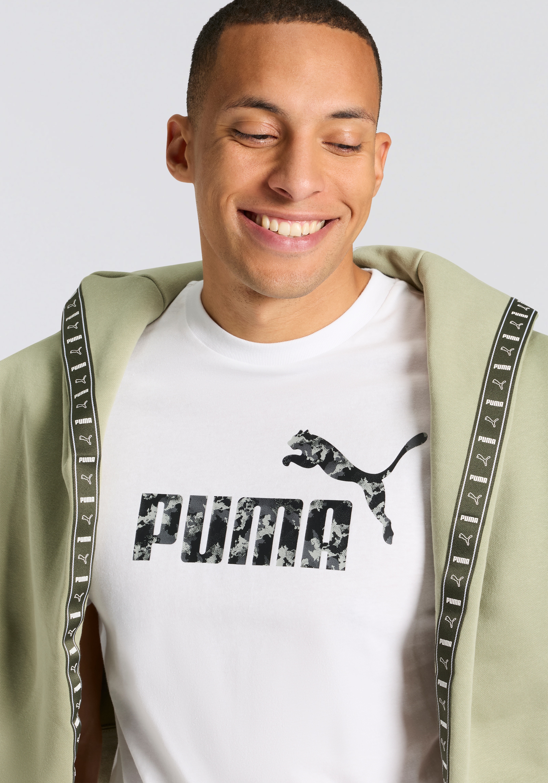 PUMA T-Shirt »ESS CAMO TEE«