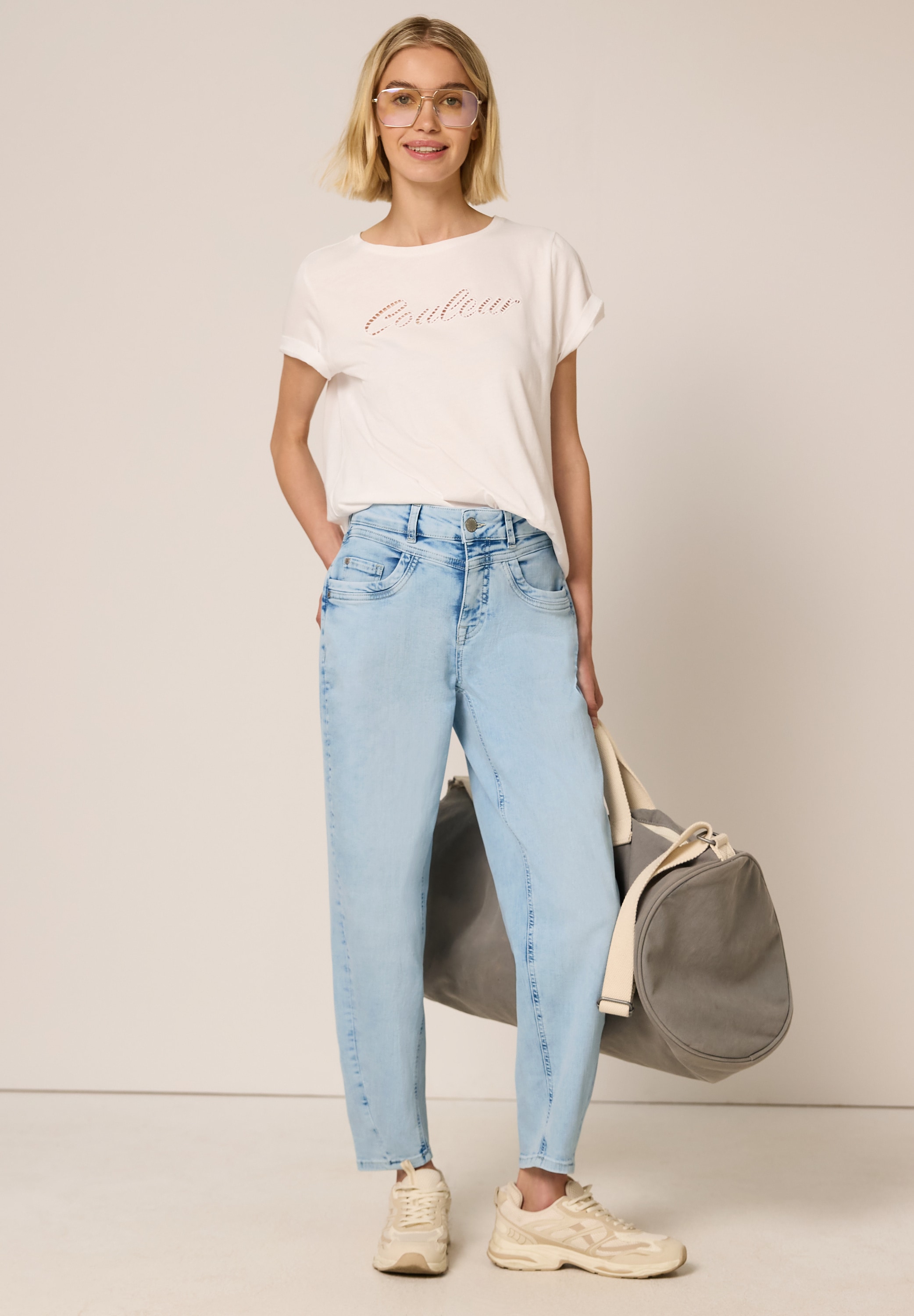 STREET ONE STUDIO Loose-fit-Jeans High Waist