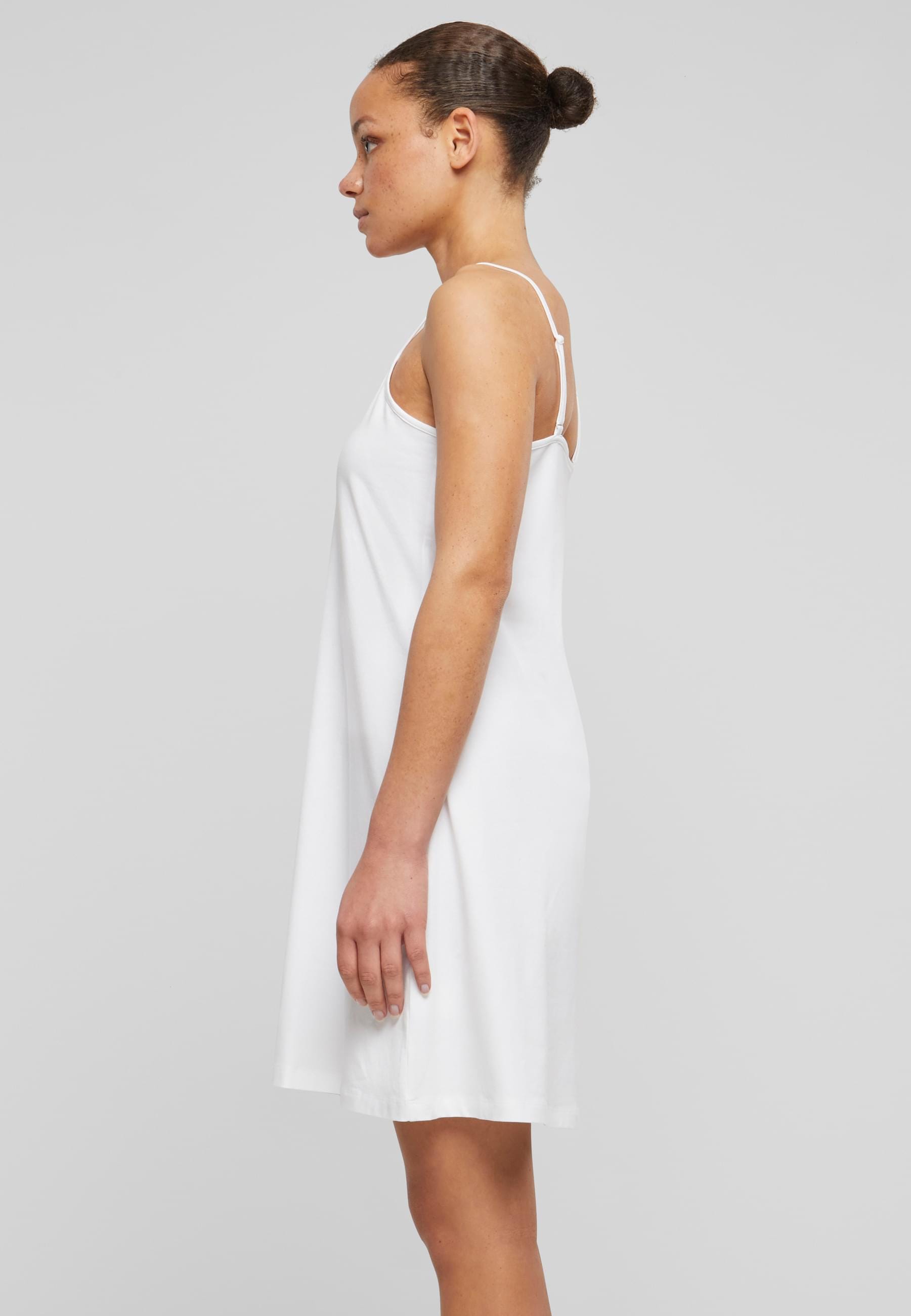 URBAN CLASSICS Shirtkleid »Urban Classics Damen Ladies Stretch Jersey Hanger Dress«, (1 tlg.)