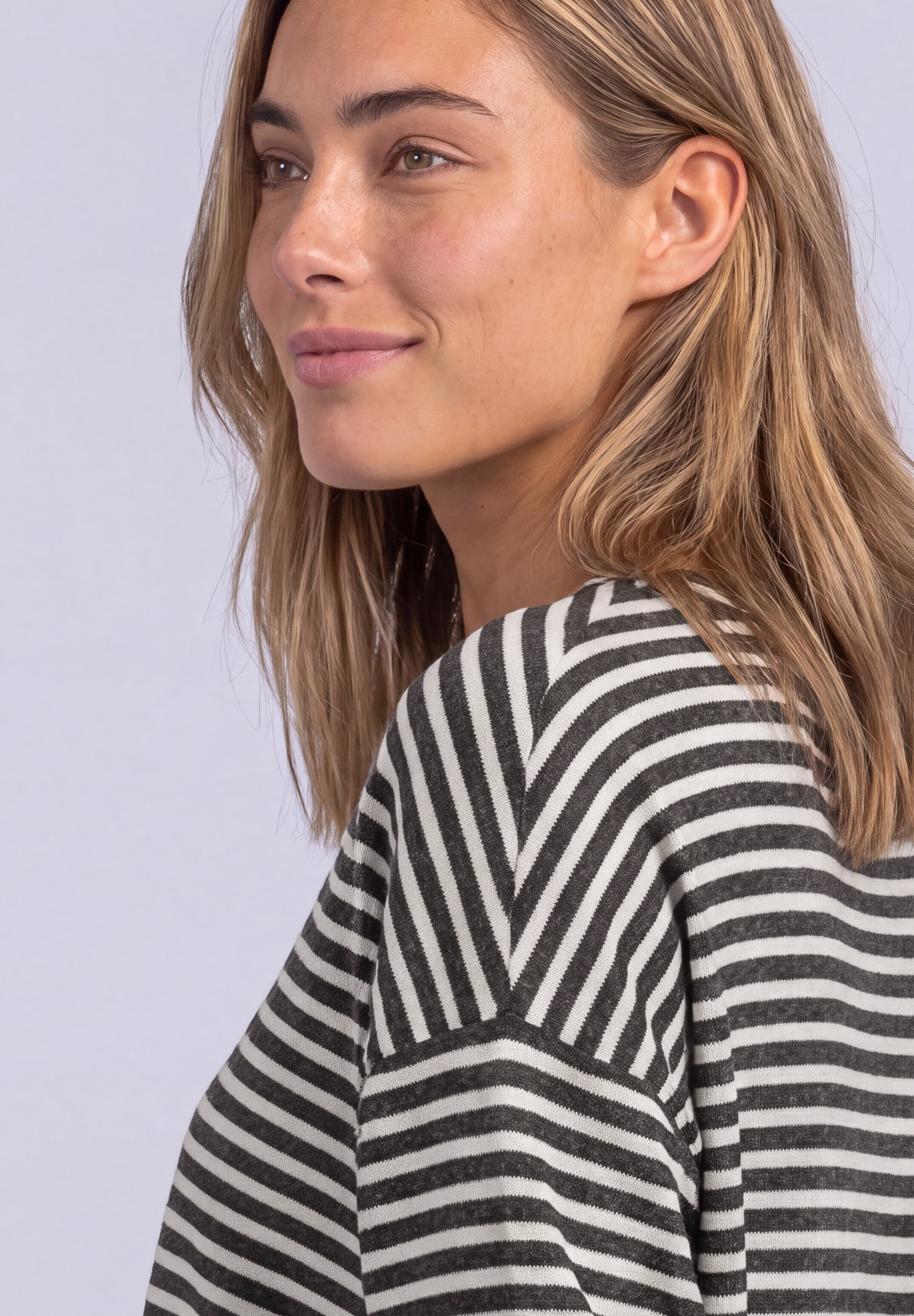STREET ONE Langarmshirt mit Streifenmuster