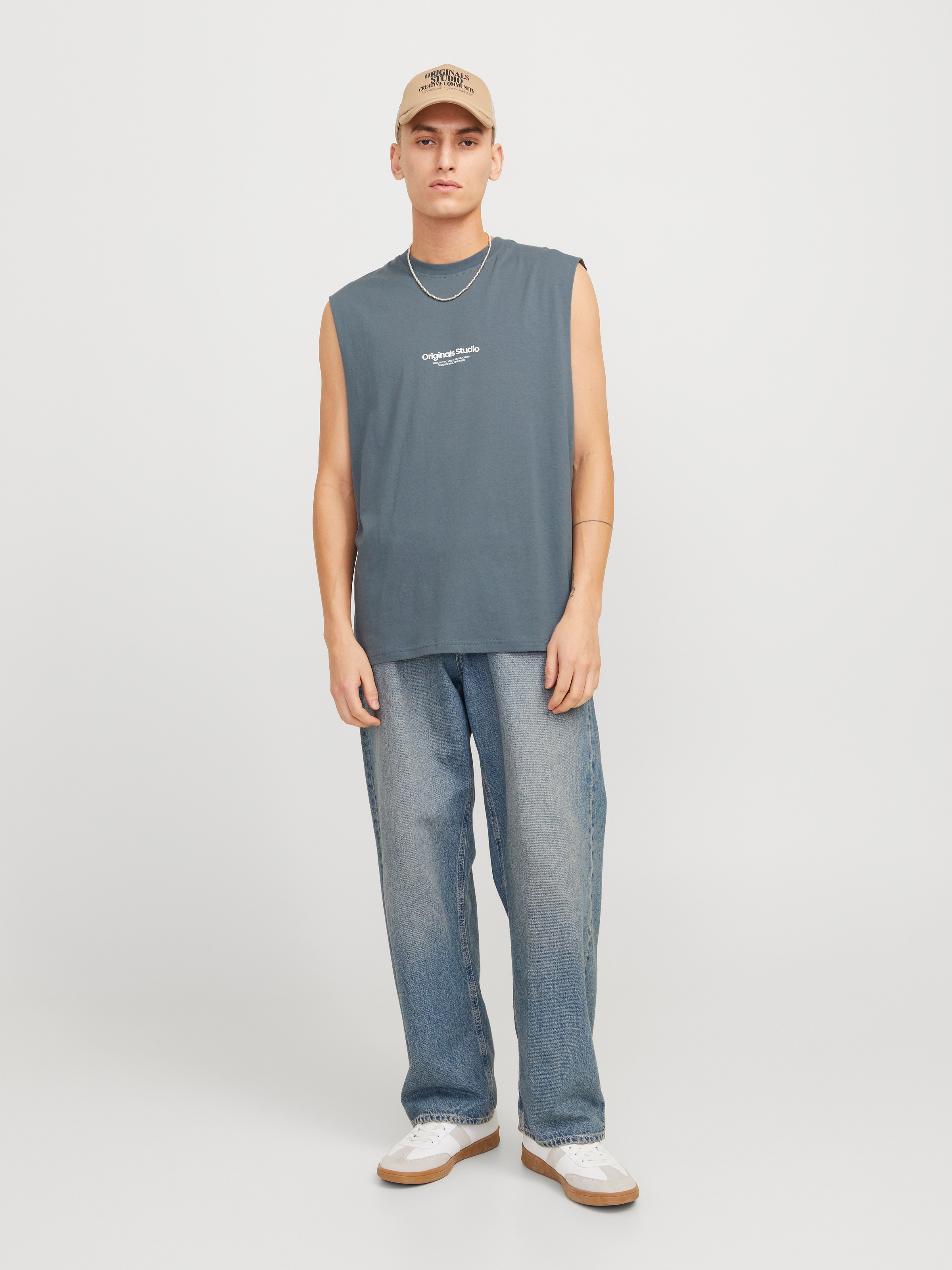 Jack & Jones Kurzarmshirt »JORVESTERBRO SLEEVELESS TEE SN«