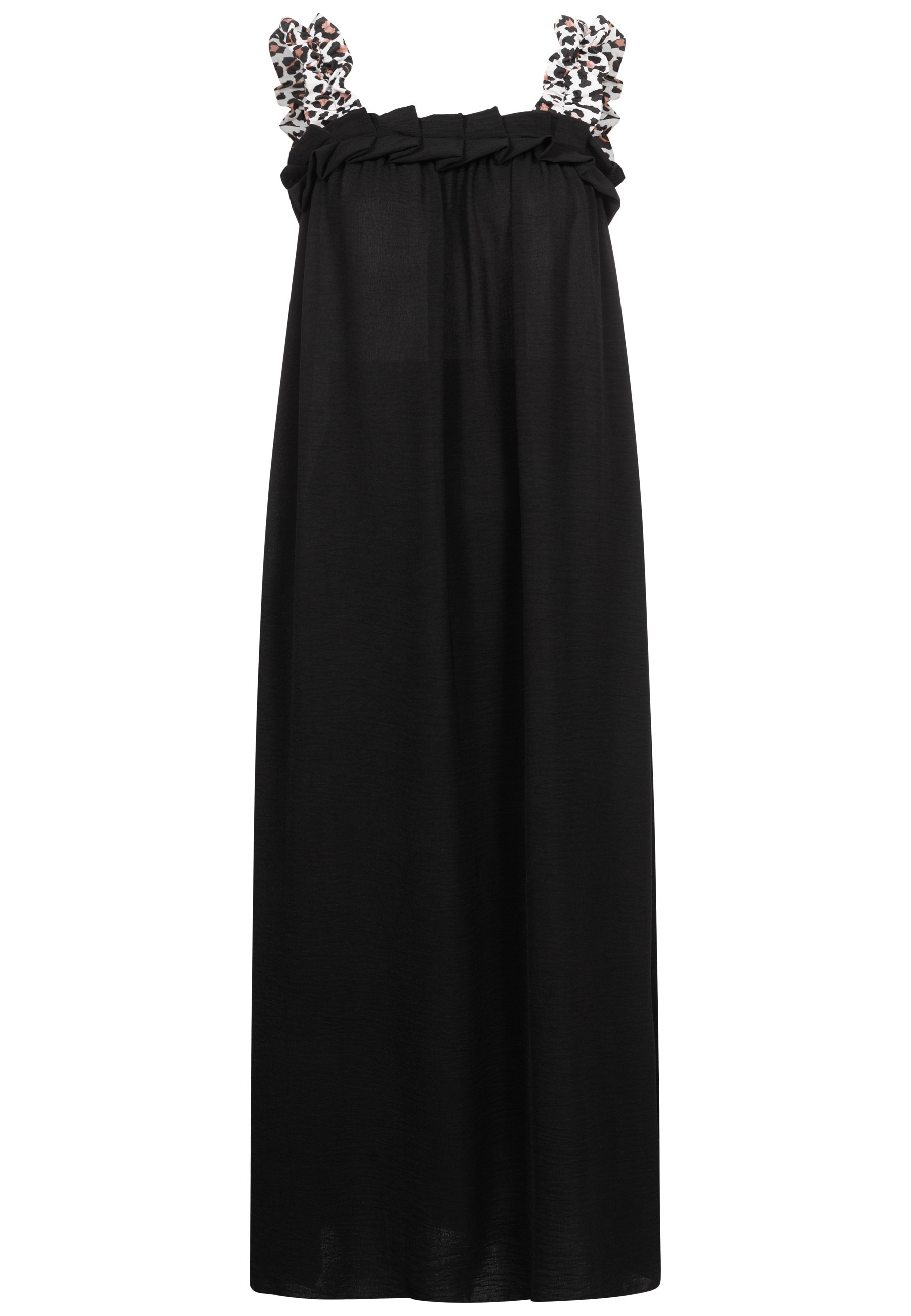 CLOUD 5IVE Shirtkleid "CLOUD 5IVE A-Line Dress with leo print straps" 1 Stk. tlg.