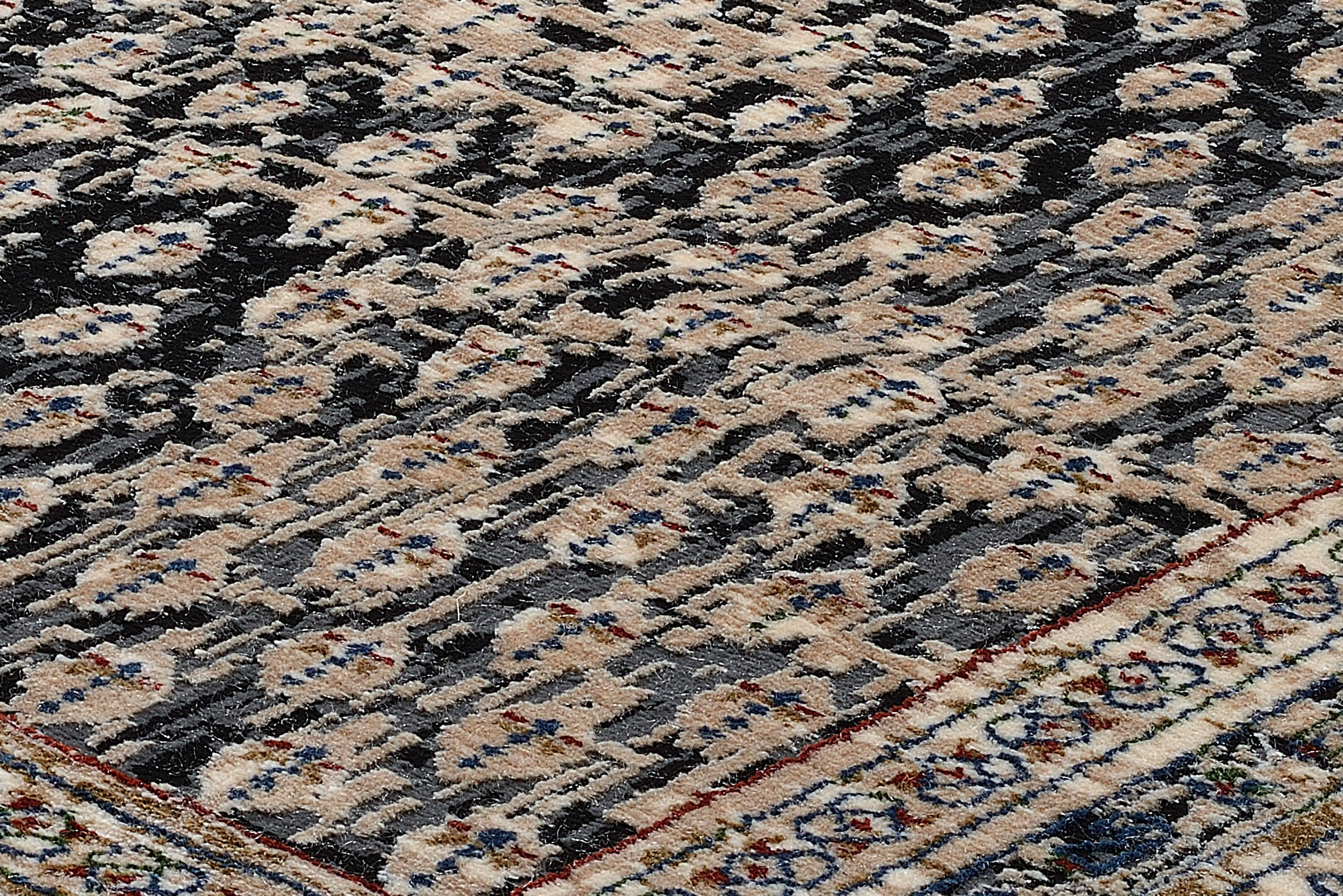 WK WOHNEN Teppich »POINTS«, rechteckig, hochwertiger Materialmix mit seidigem Glanz