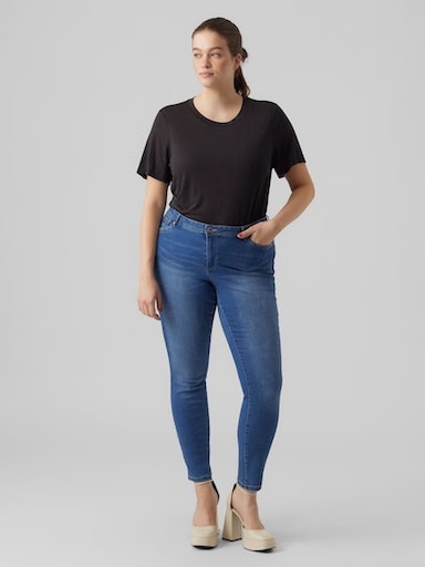 Vero Moda Curve Slim-fit-Jeans »VMFANYA SLIM JEANS VI3312 GA CUR NOOS«