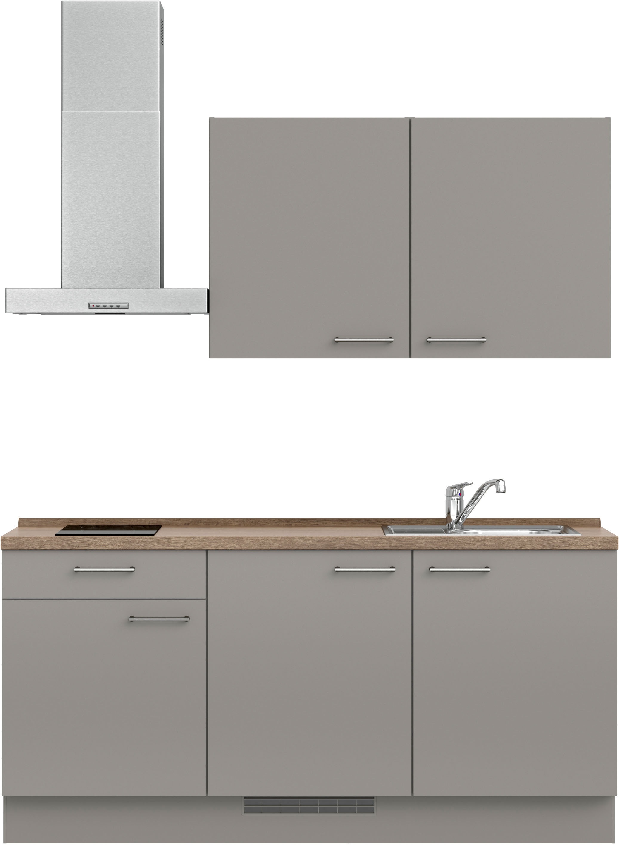 nobilia Küchenzeile ""Laser I",Ausrichtung wählbar, Breite 180 cm" vormonti günstig online kaufen