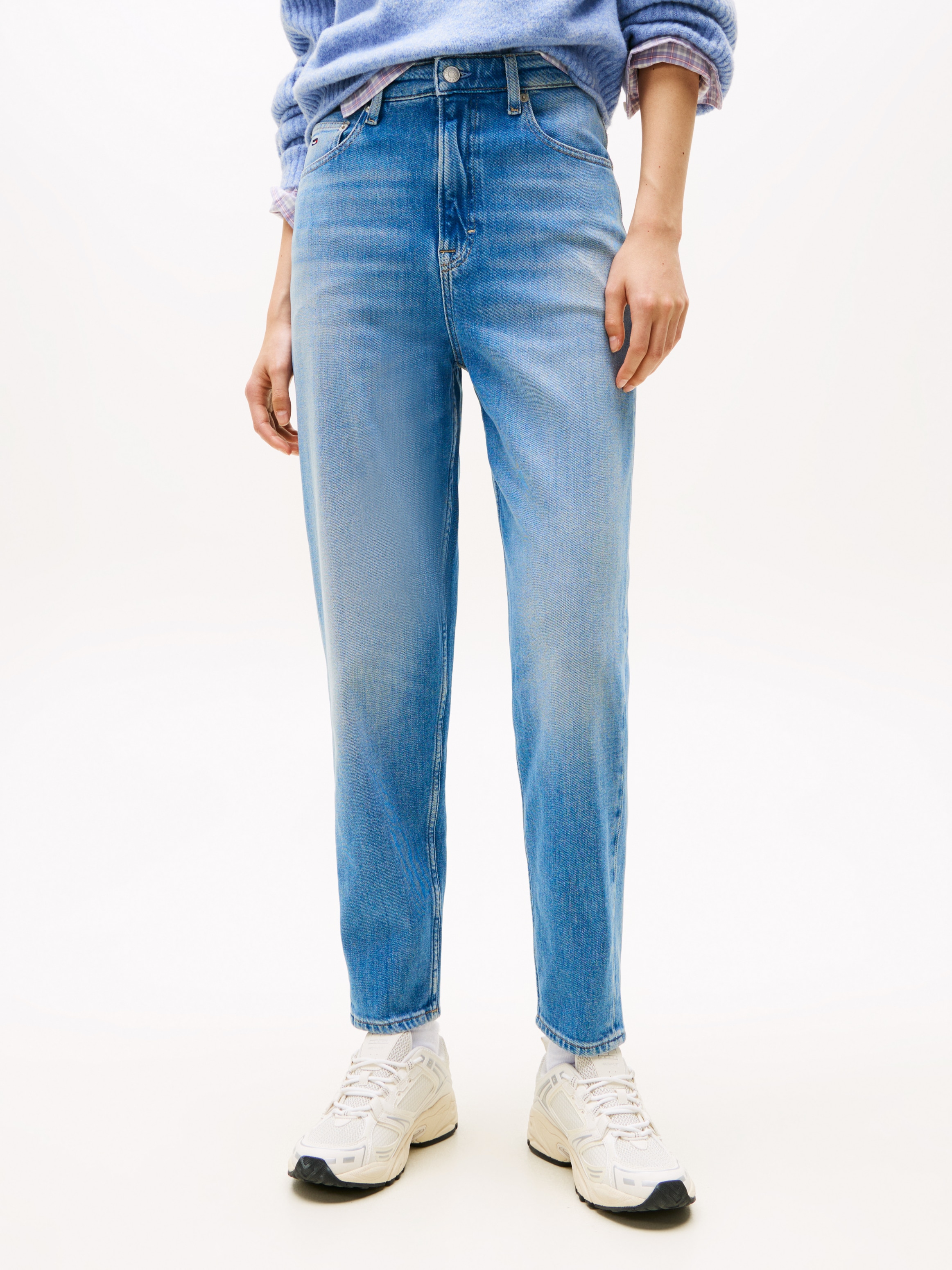Tommy Jeans Tapered-fit-Jeans "MOM JEAN UH TPR DI5133" günstig online kaufen