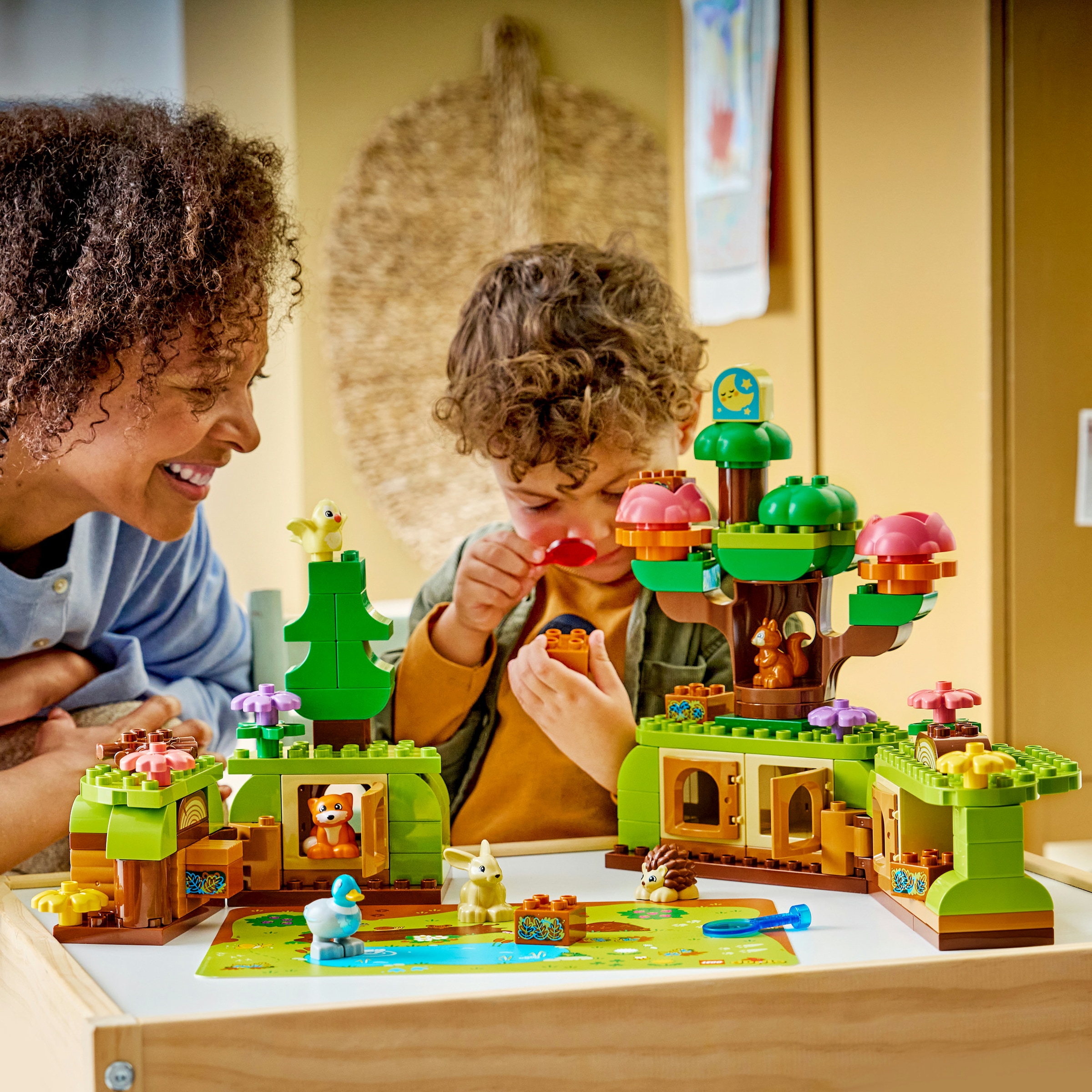 LEGO® Konstruktionsspielsteine »Wald mit wilden Tieren (10480), LEGO DUPLO Town« Made in Europe