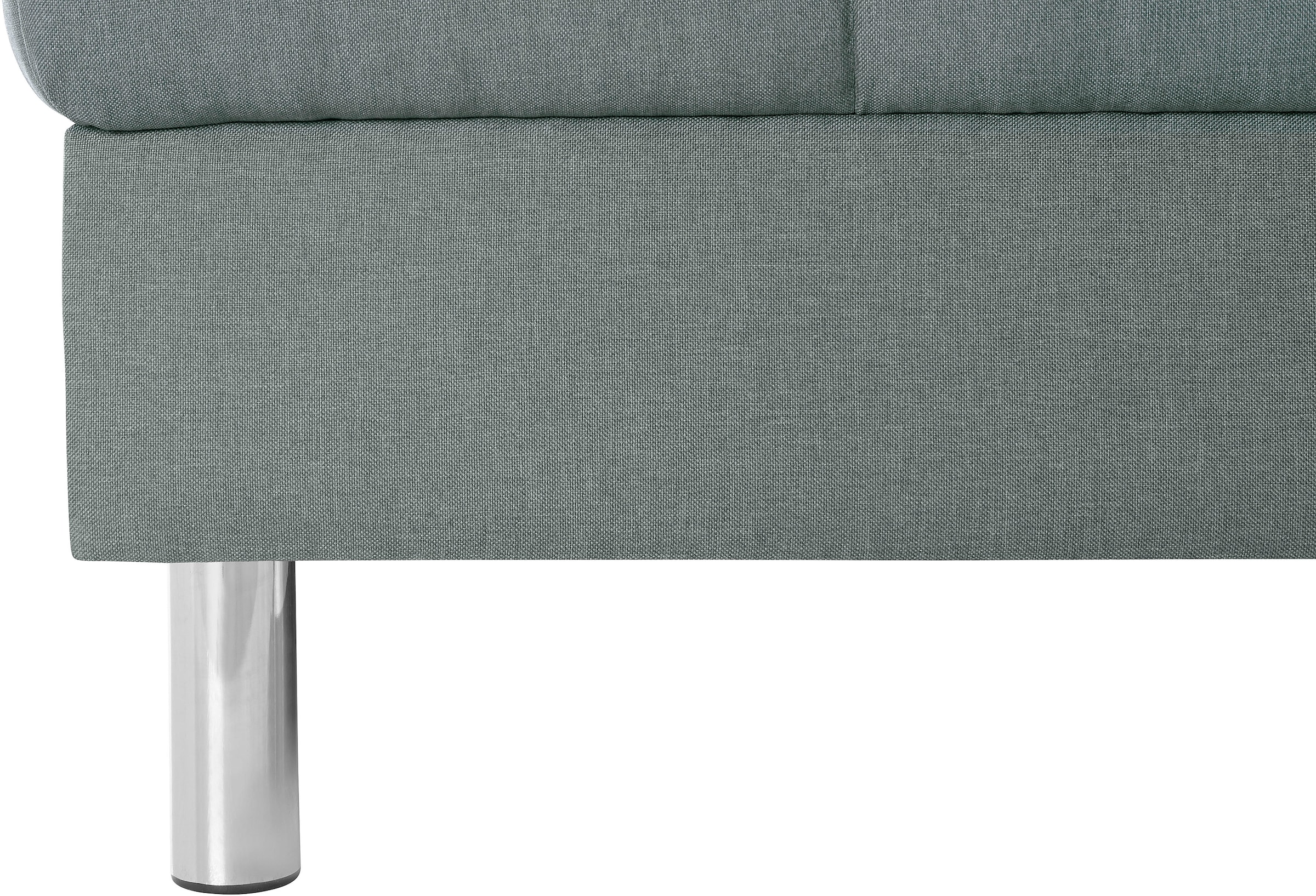 COLLECTION AB Ecksofa »Rada L-Form«, inklusive Hocker, Bettfunktion und Federkern