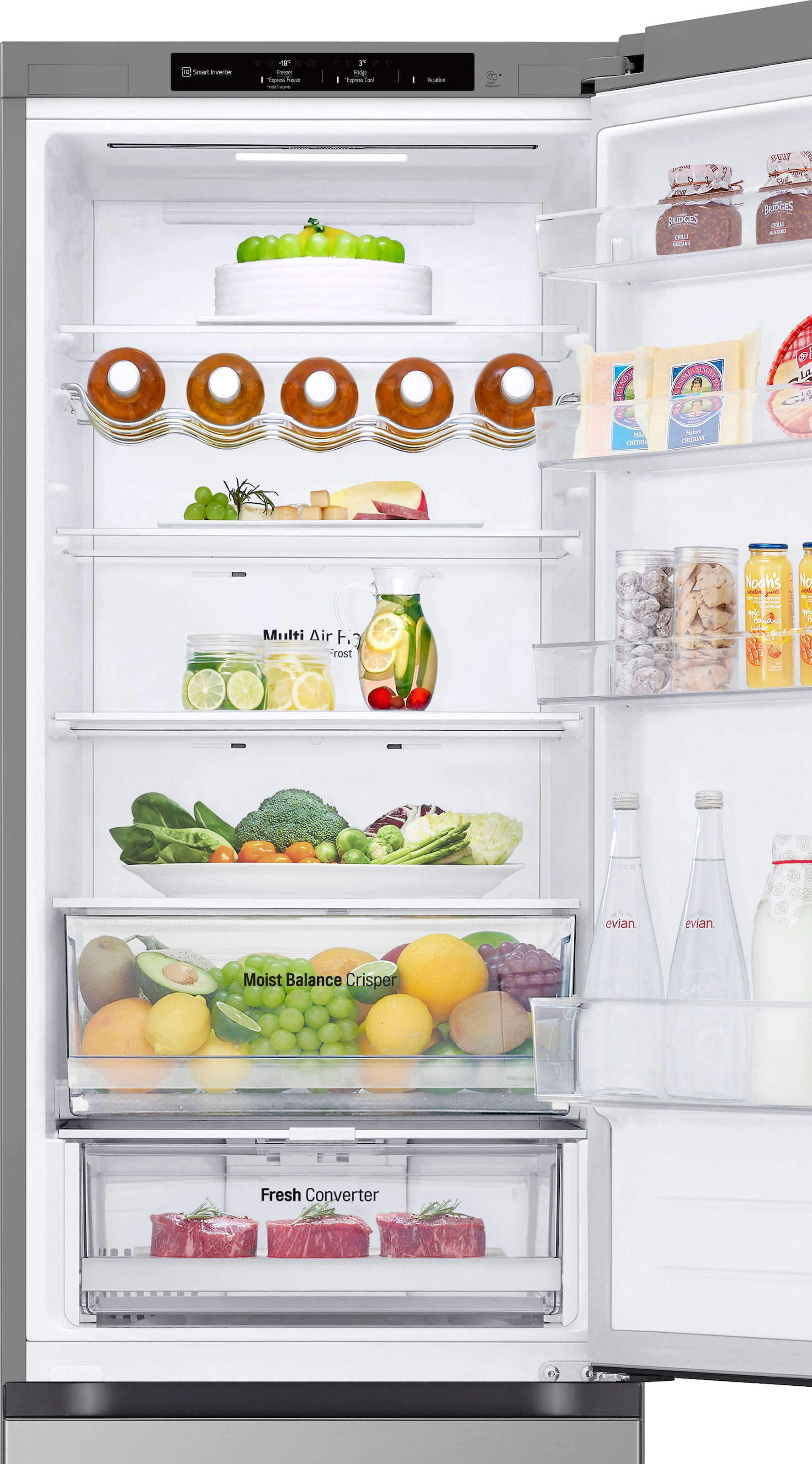 LG Kühl-/Gefrierkombination »GBV3200CPY«, GBV3200CPY, 203 cm hoch, 59,5 cm breit