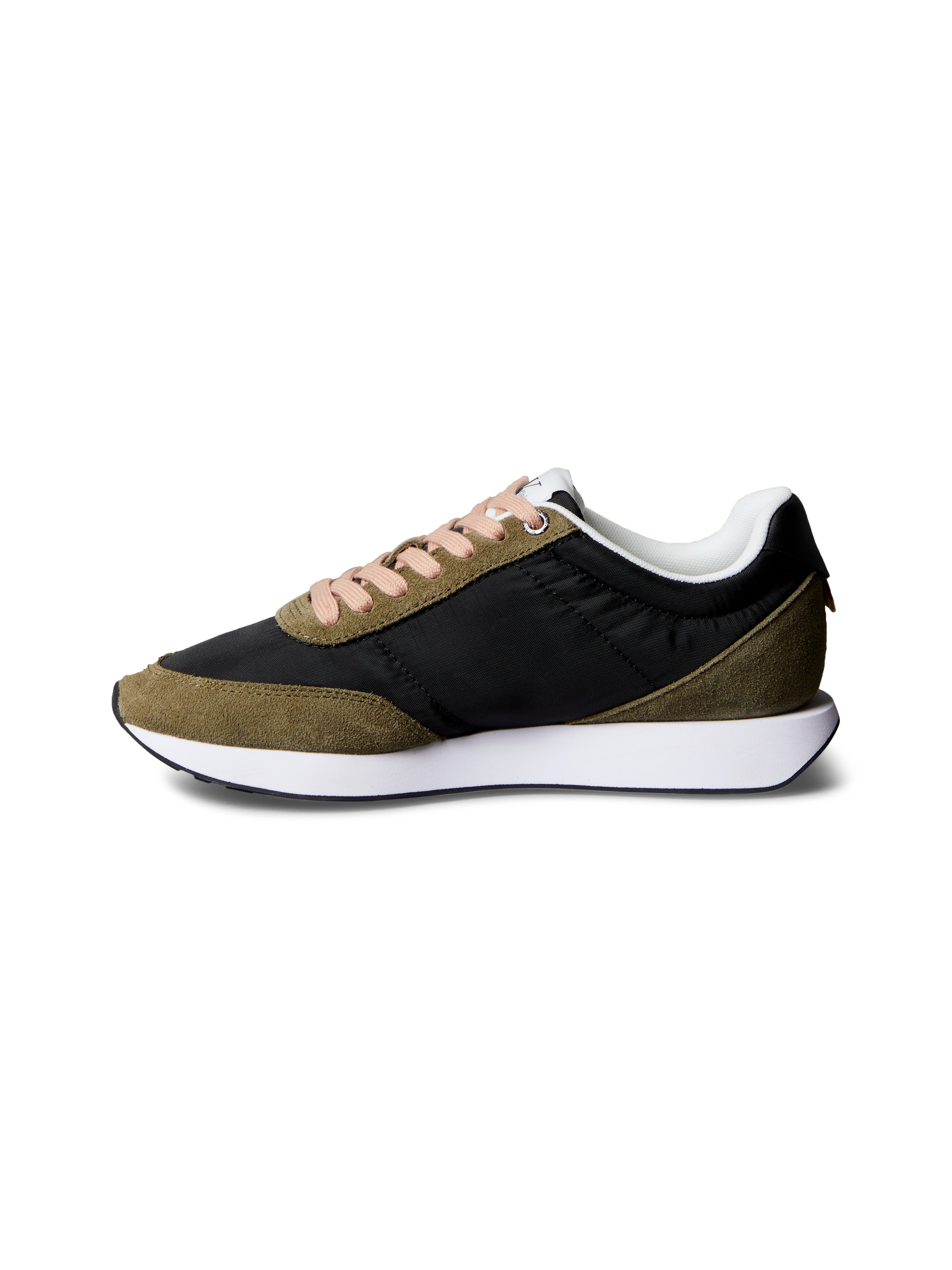 Calvin Klein Jeans Sneaker »RETRO RUNNER ESS MIX MAT«, Schnürschuh, Runner-Sneaker, Freizeitschuh mit seitlichem CK-Logo