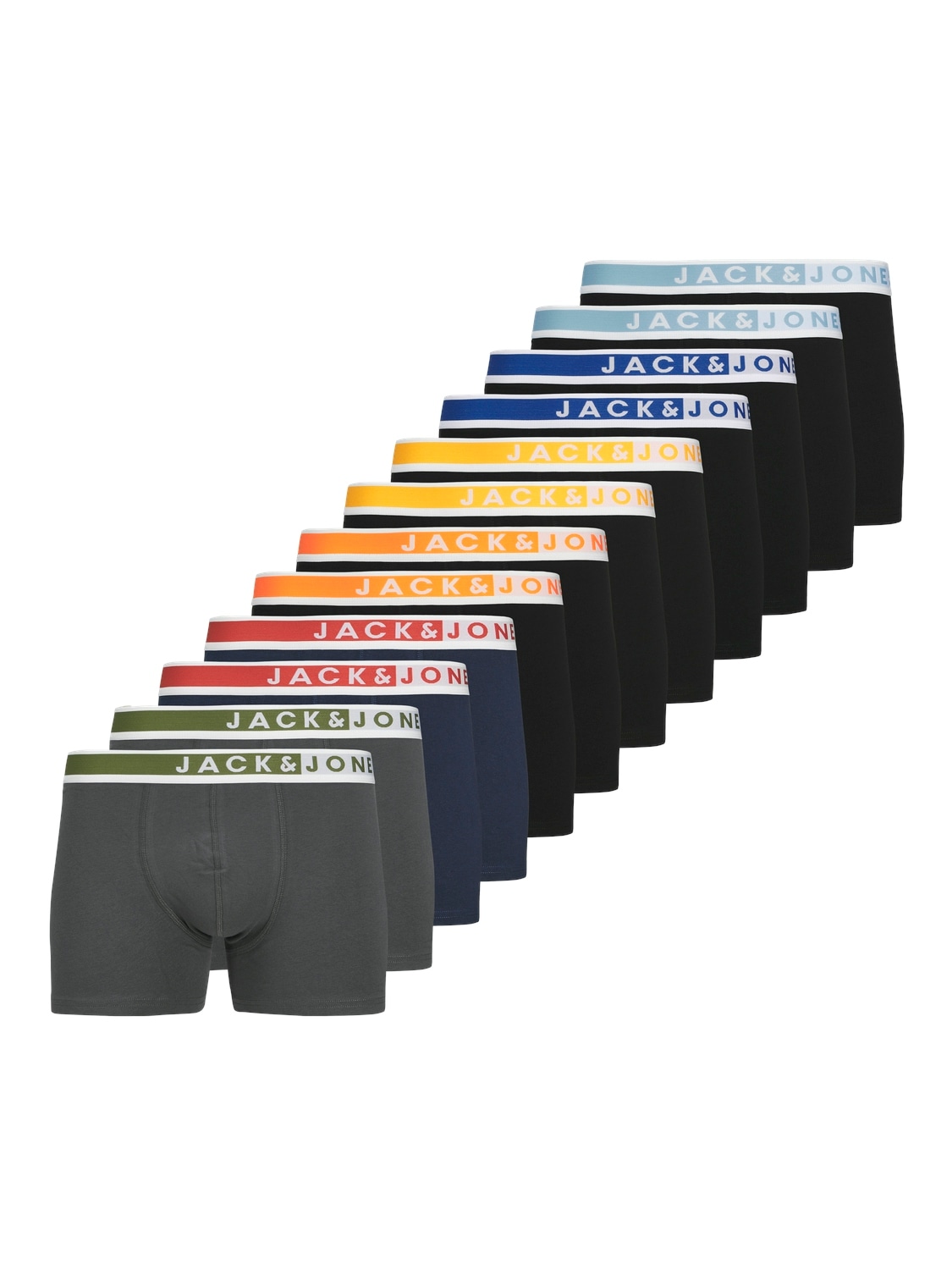 Jack & Jones Trunk "JACKARIM SOLID TRUNKS 12 PACK", (Packung, 12 St.)