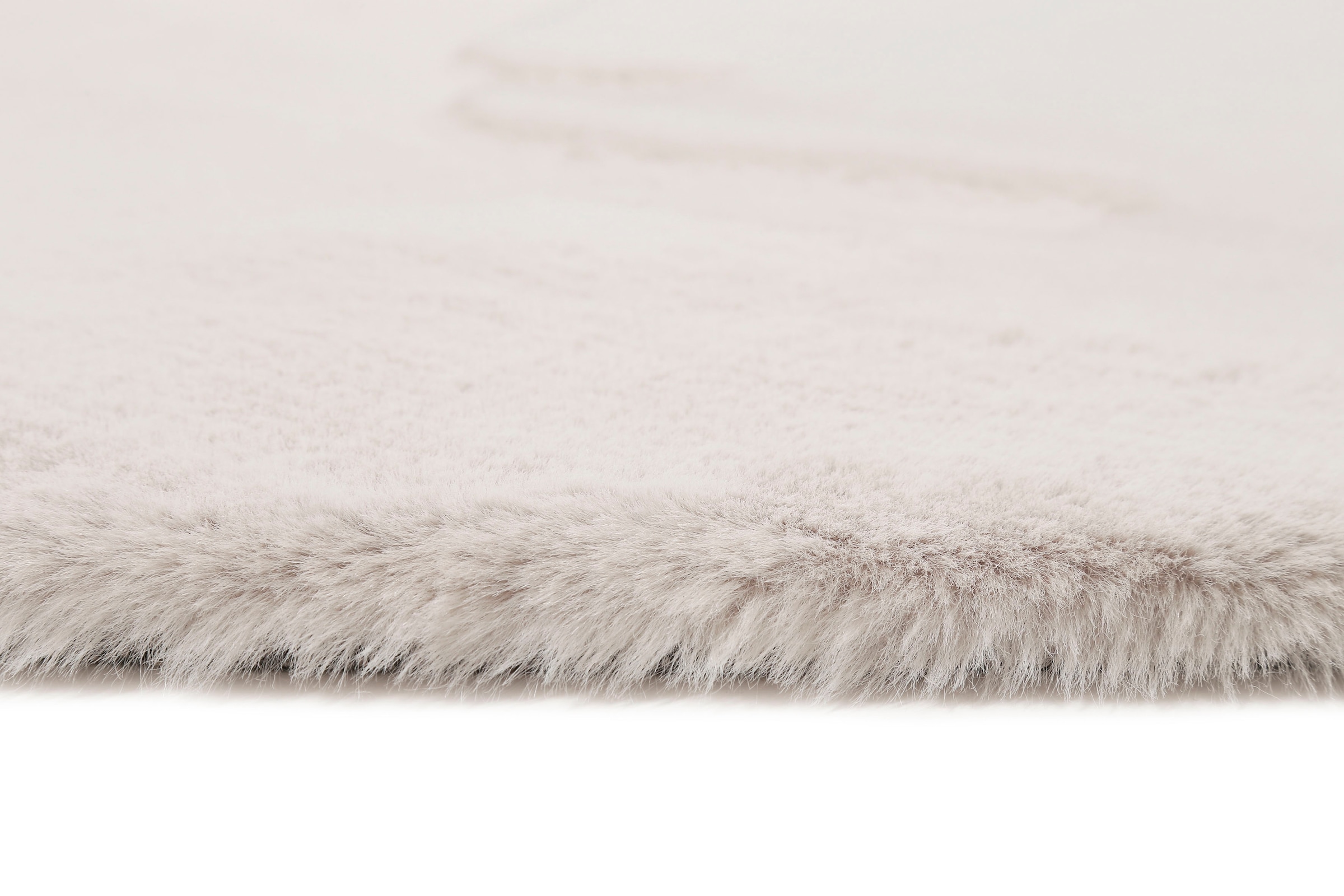Esprit Hochflor-Teppich »Alice ESP-4377 Kunstfell«, rund, 25 mm Höhe, Kaninchenfell-Haptik, besonders weich und dicht, für alle Räume