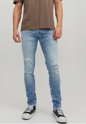 Jack & Jones Jack & Jones siauri džinsai »JJIGLENN ...