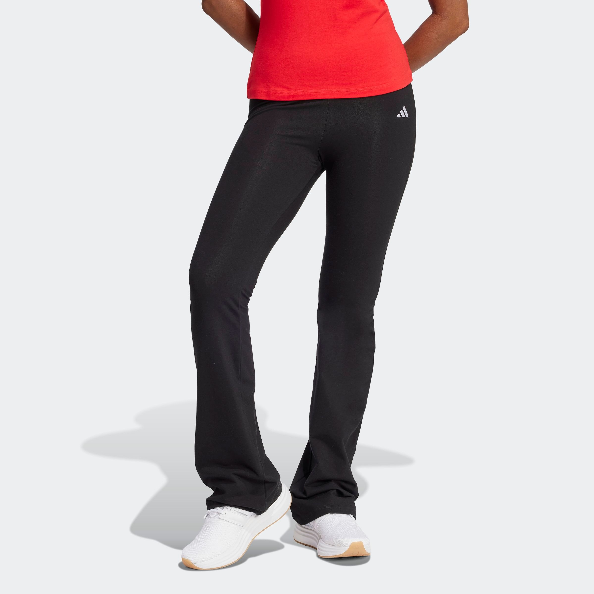 adidas Sportswear Leggings "ESSENTIALS SMALL LOGO FLARED" Hoher Bund, ausge günstig online kaufen