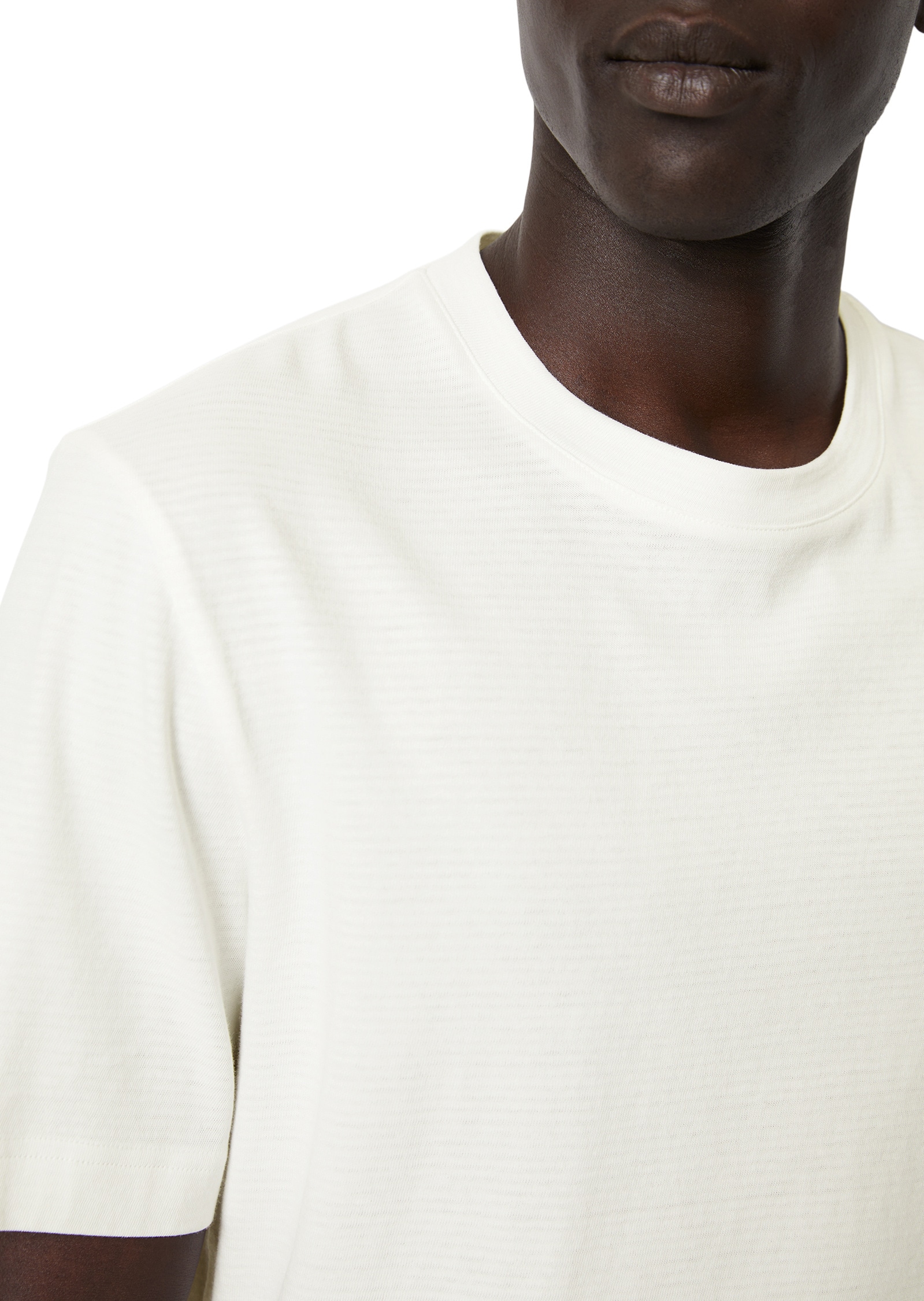 Marc O'Polo T-Shirt »mit tonalen Streifen«