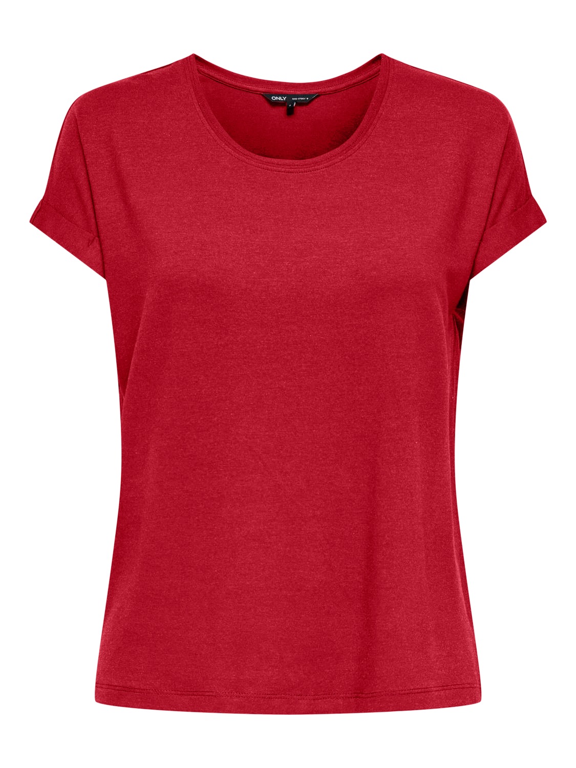 ONLY T-Shirt "ONLMOSTER – Kurzarmshirt mit Aufschlag und klassischem Look" günstig online kaufen