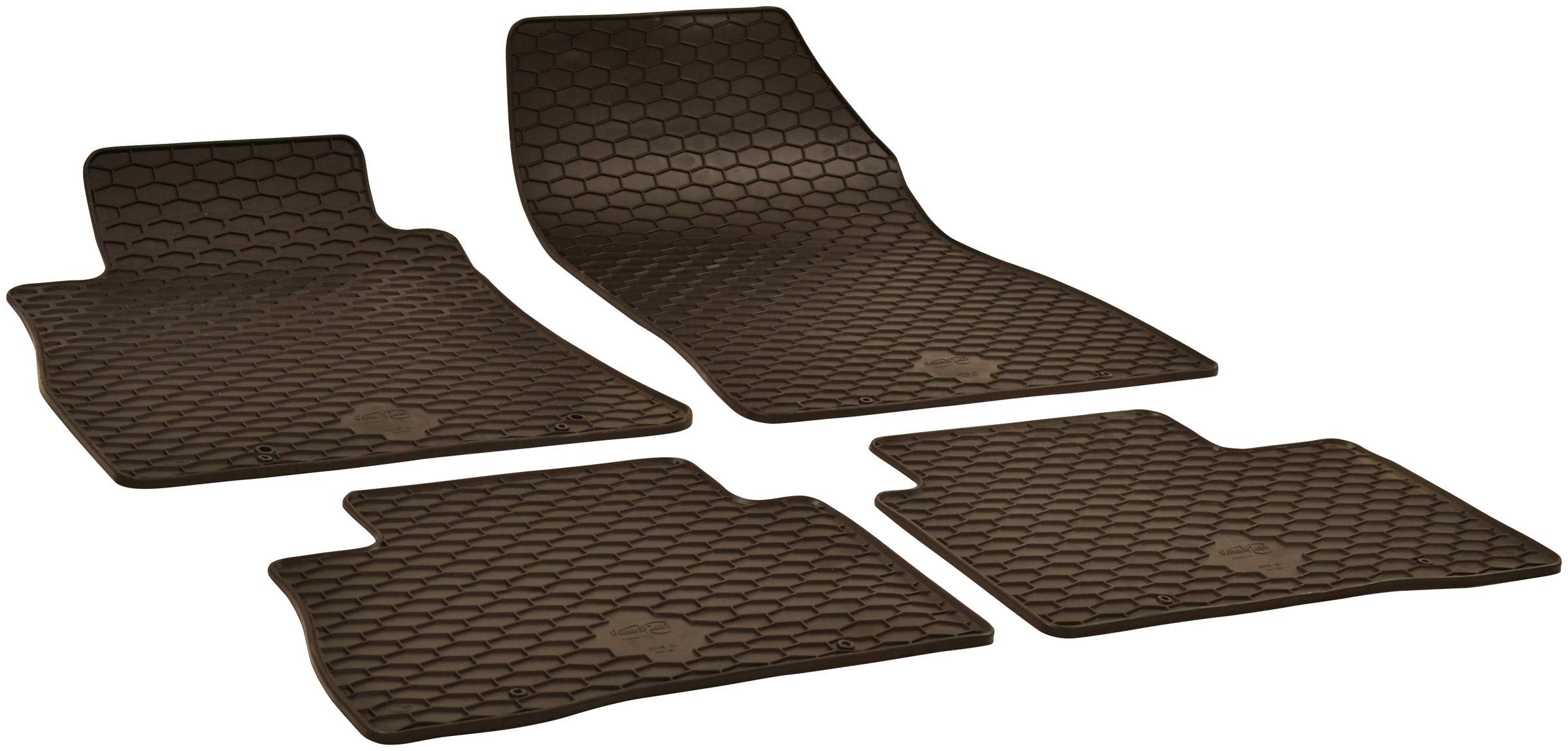 WALSER Passform-Fußmatten, Nissan, Juke, Schrägheck, (4 St., 2  Vordermatten, 2 Rückmatten), für Nissan Juke 06/2010-2019 | BAUR