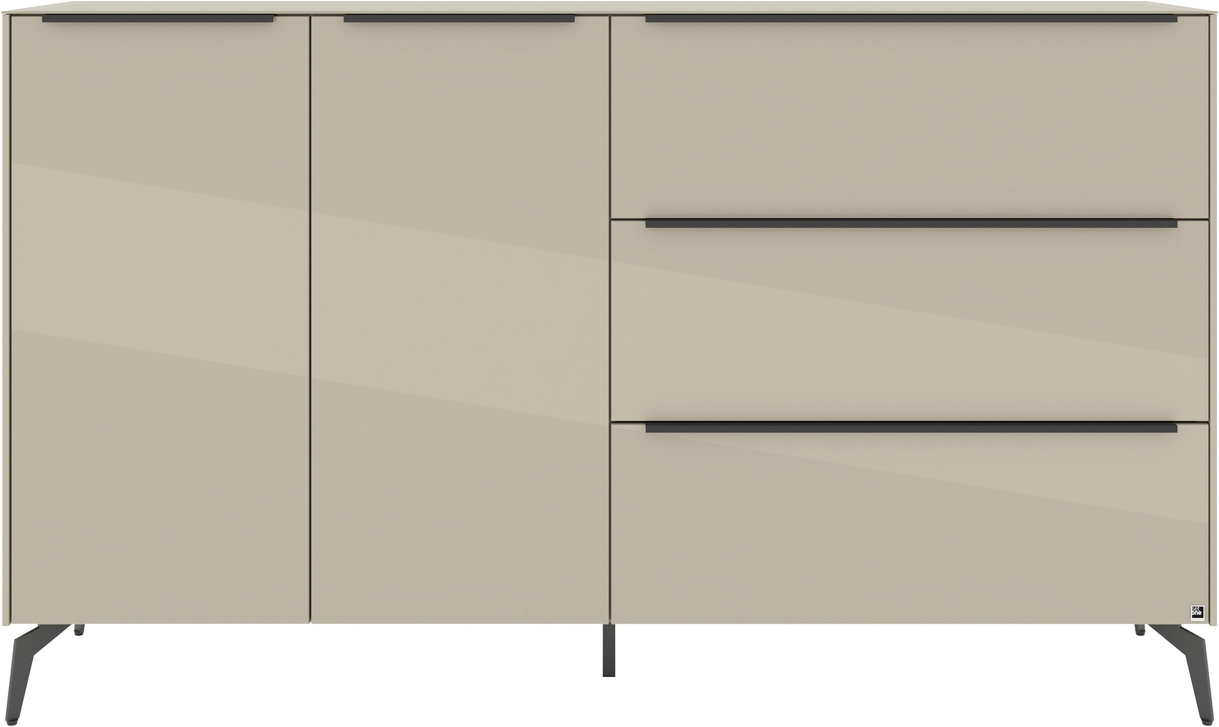 set one by Musterring Sideboard »Reno« 1 Stk. tlg. Mit Winkelfuß in diversen Farben, 109 cm Höhe & Farbauswahl