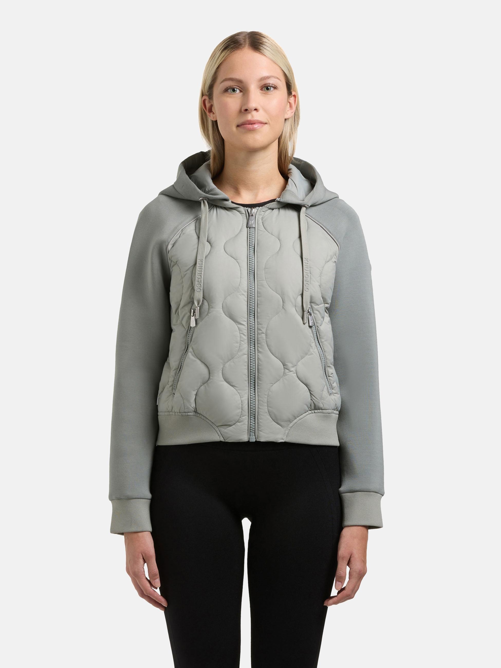 khujo Funktionsjacke "Malaya" 1 Stk. tlg. mit Kapuze Gesteppte Bomberjacke günstig online kaufen