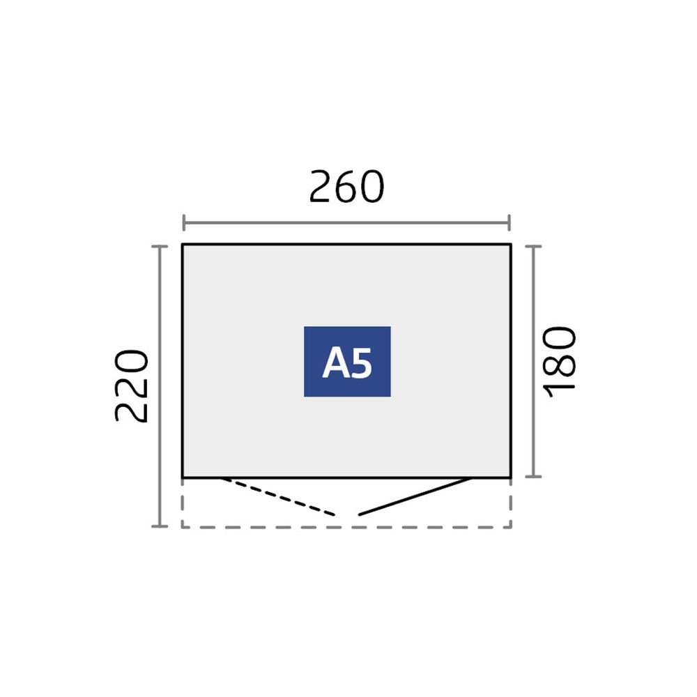 Biohort Gerätehaus »AvantGarde ECO Gr. A5« verschiedene Farben mit Standardtür