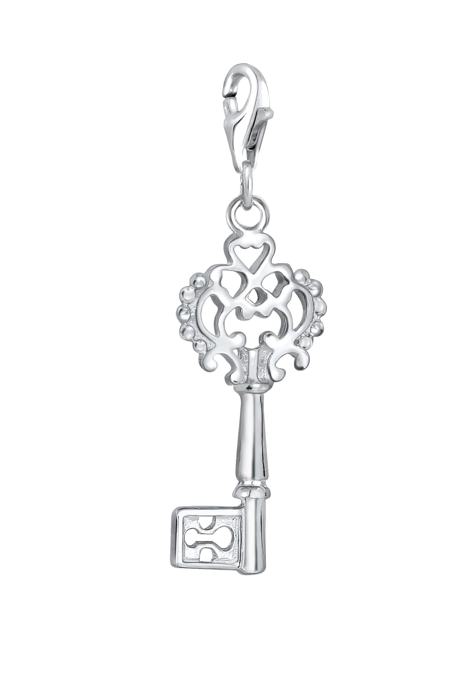 Nenalina Charm-Einhänger »Anhänger Schlüssel Symbol Ornament 925 Silber«
