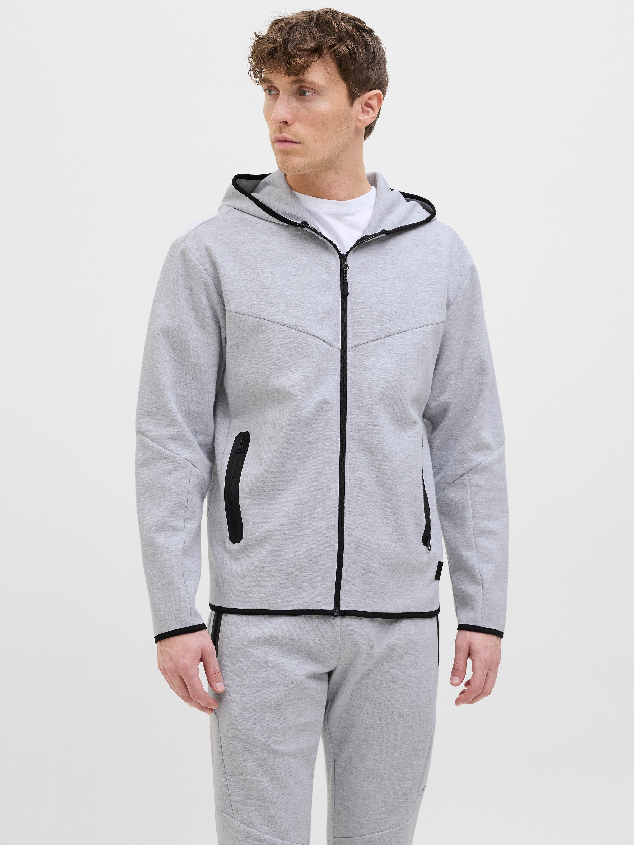 Jack & Jones Sweatjacke "JCOFUSION SWEAT ZIP HOOD NOOS" günstig online kaufen