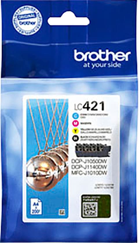 Brother Tintenpatrone »LC421VALDR« (Packung 4 ...