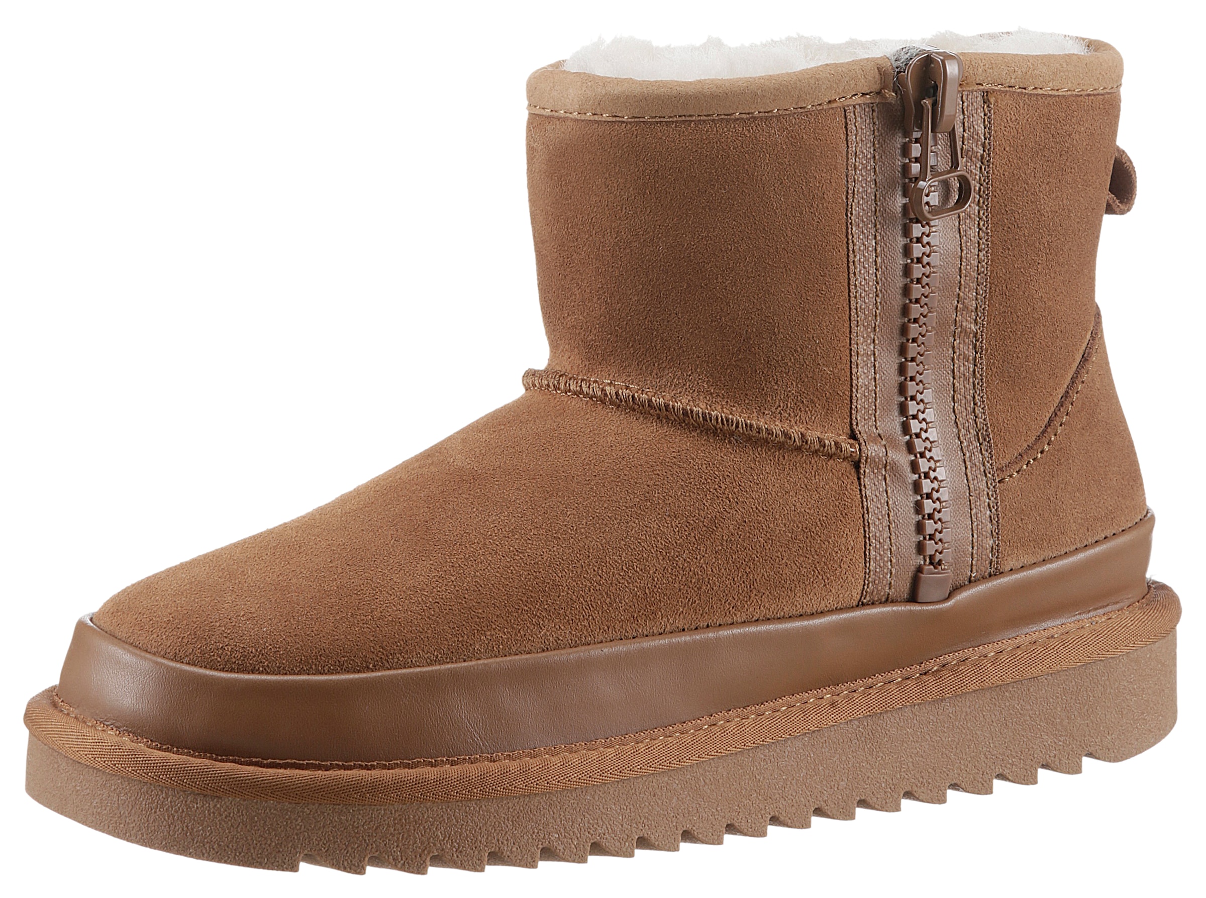 Ara Winterboots "ALASKA", Schlupfboots, Snowboots mit Anziehlasche, H-Weite (sehr weit)