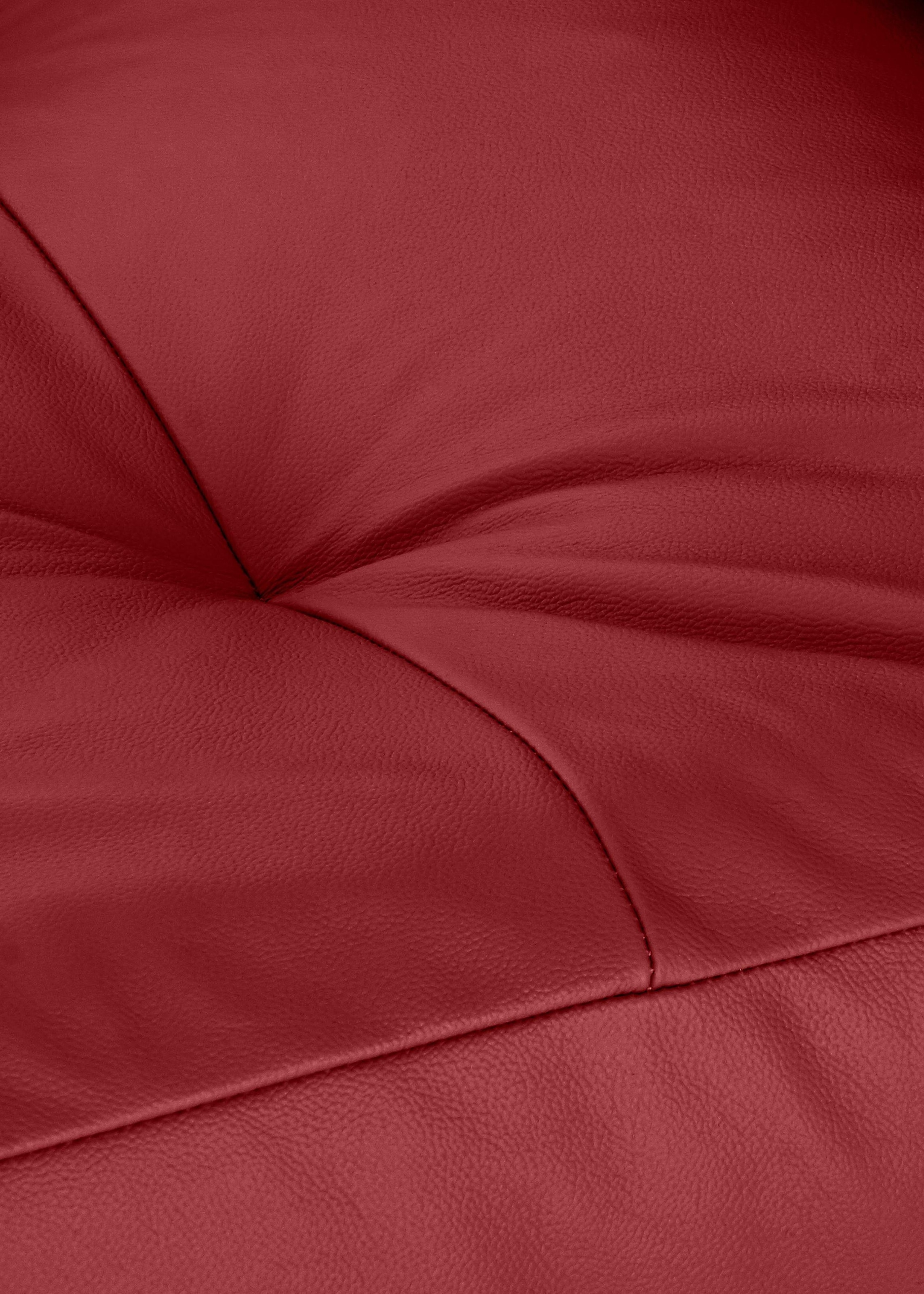W.SCHILLIG Chaiselongue »softy«, mit dekorativer Heftung im Sitz, Füße schwarz pulverbeschichtet