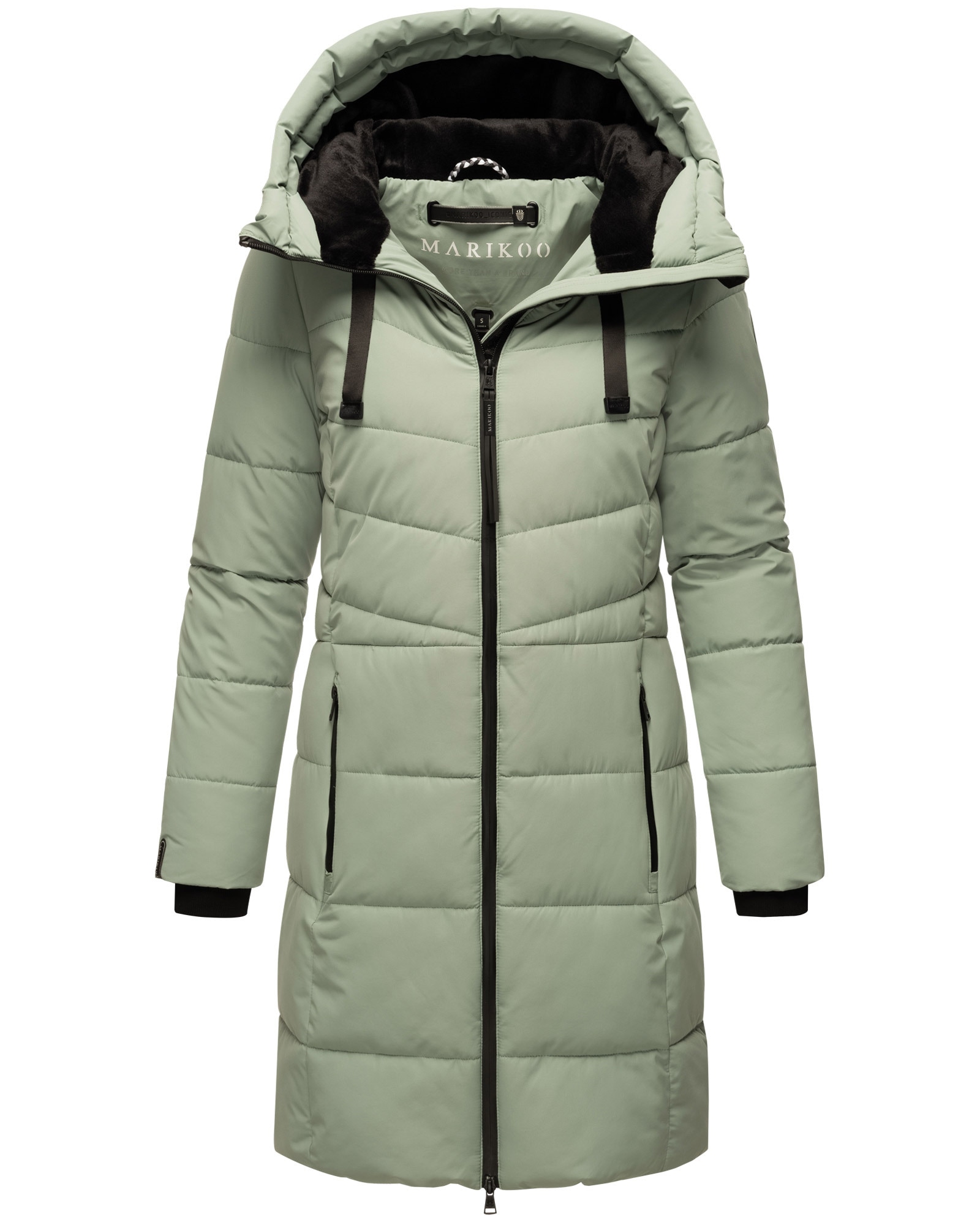Marikoo Winterjacke »Natsukoo XVI«, Stepp Mantel mit großer Kapuze für  bestellen | BAUR | Jacken