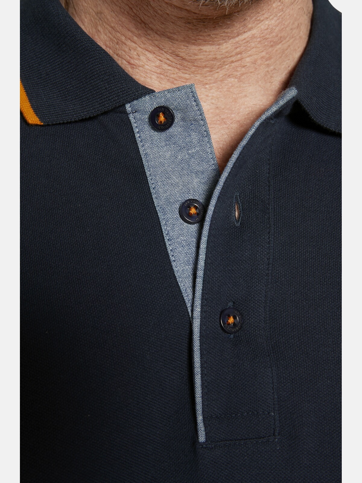 Jan Vanderstorm Langarm-Poloshirt »Langarm-Poloshirt LOKI«