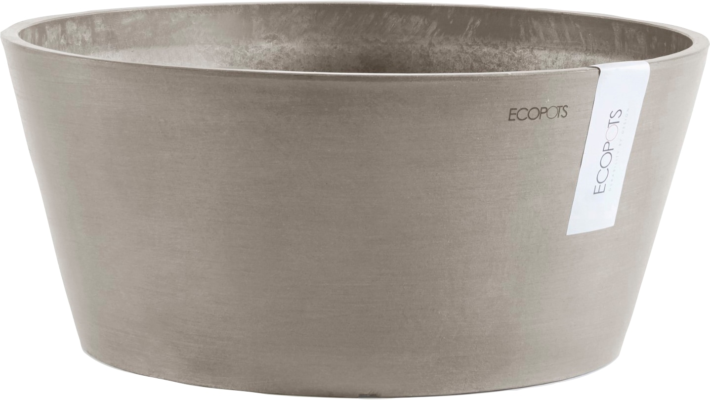 ECOPOTS Blumentopf »FRANKFURT Taupe«, BxTxH: 41x41x18 cm