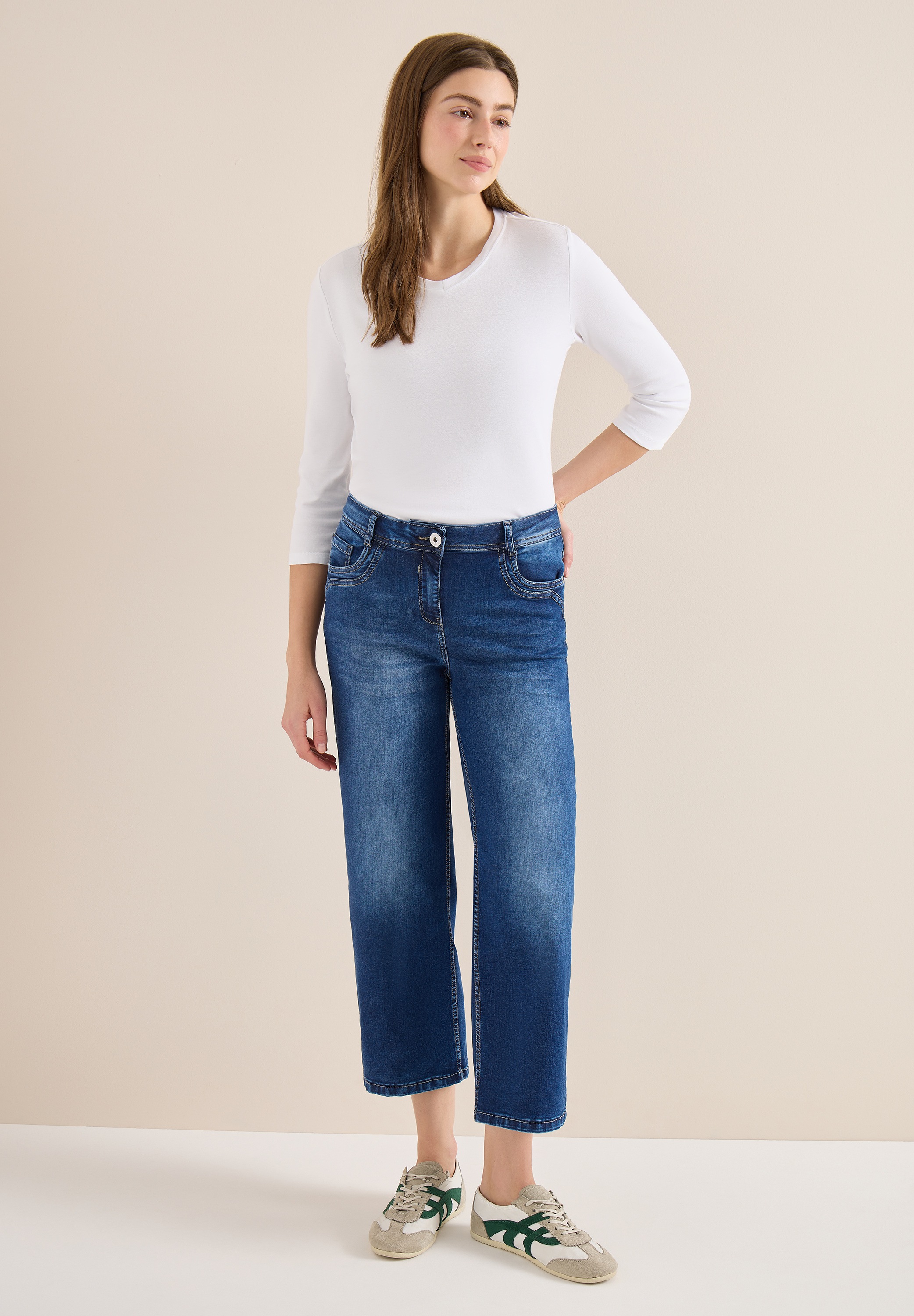 Cecil Slim-fit-Jeans High Waist