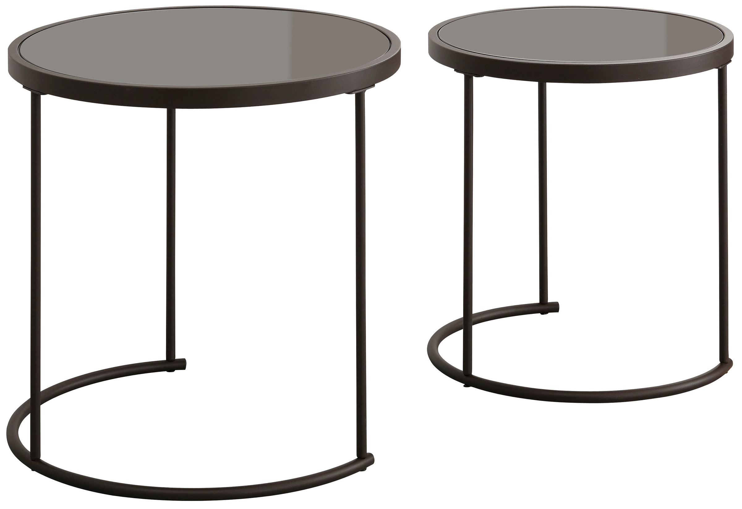 Beistelltisch HOME AFFAIRE, schwarz, B:50cm H:50cm T:45cm, Tische, Beistelltisch 2