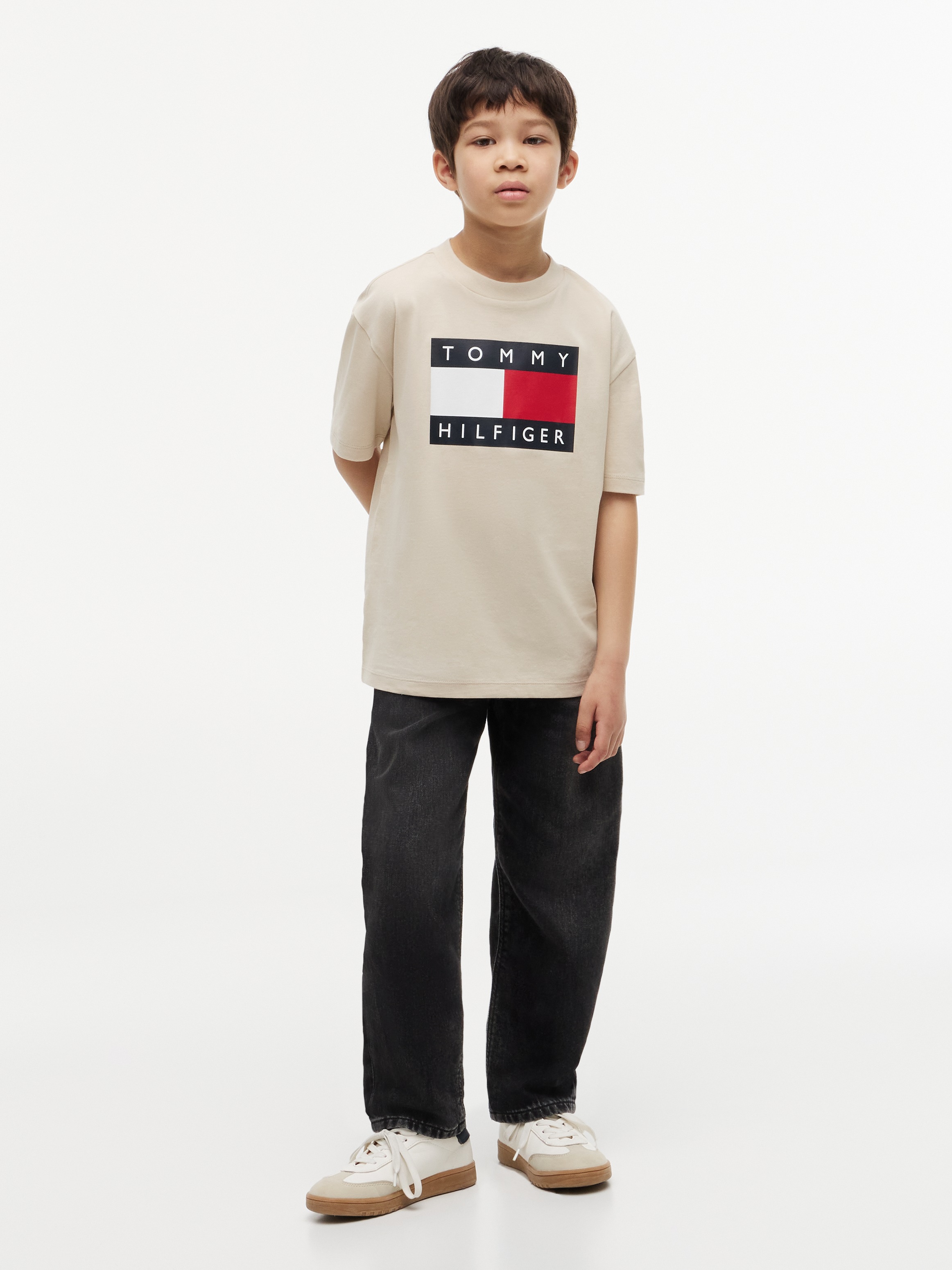 Tommy Hilfiger T-Shirt »HERITAGE« Regular Fit, Kinder bis 16 Jahre, Logo-Print
