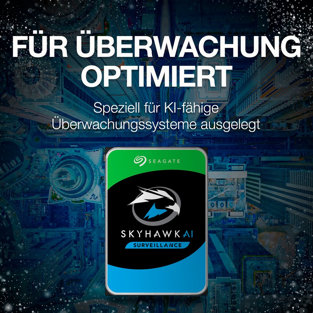 Seagate HDD-Festplatte »SkyHawk AI«, 3,5 Zoll, Anschluss SATA III