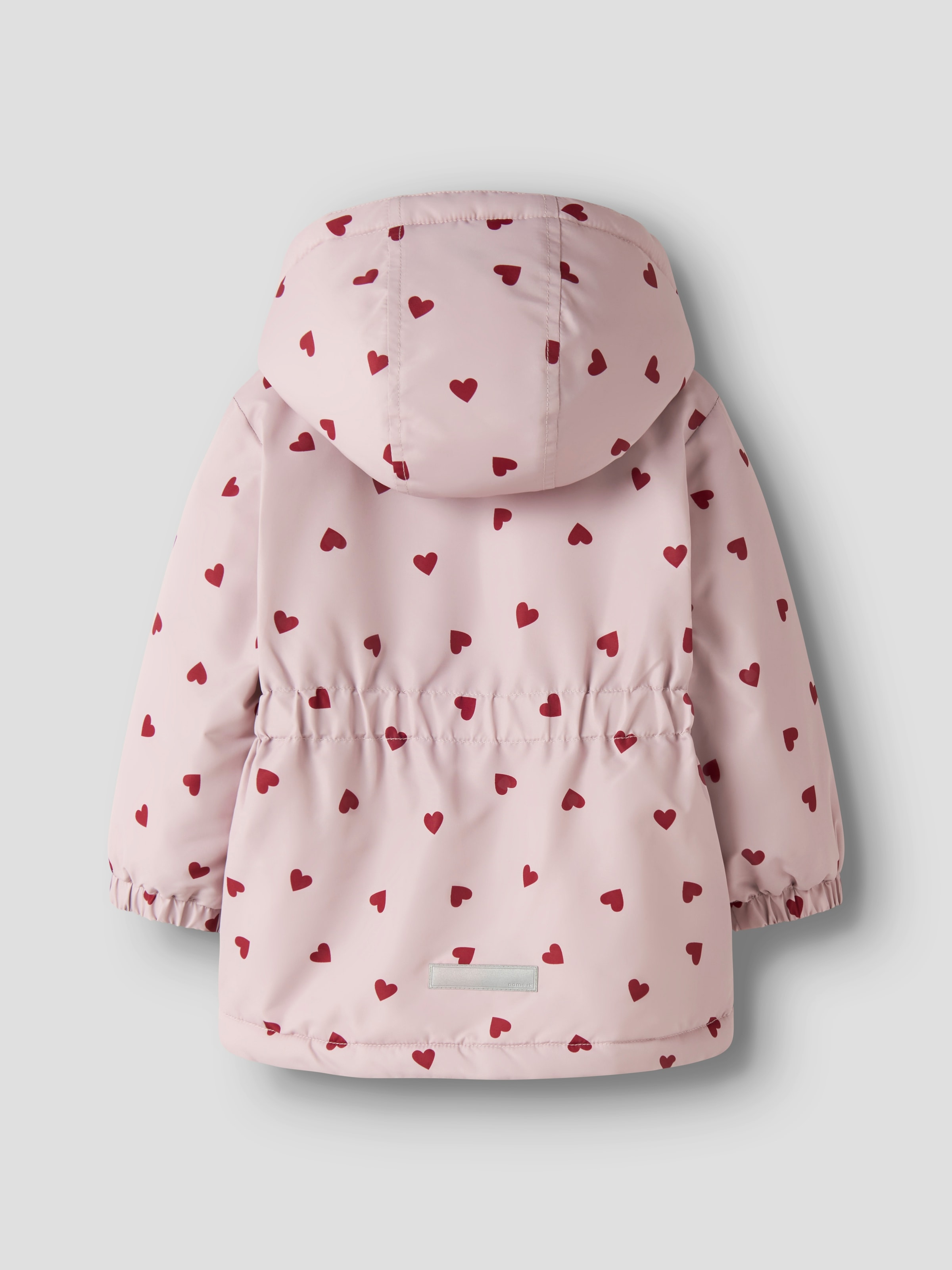 Name It Outdoorjacke »NMFMAXI JACKET PA AOP NOOS« mit Kapuze Kunstfaser, wasserabweisend, reflektierendes Detail