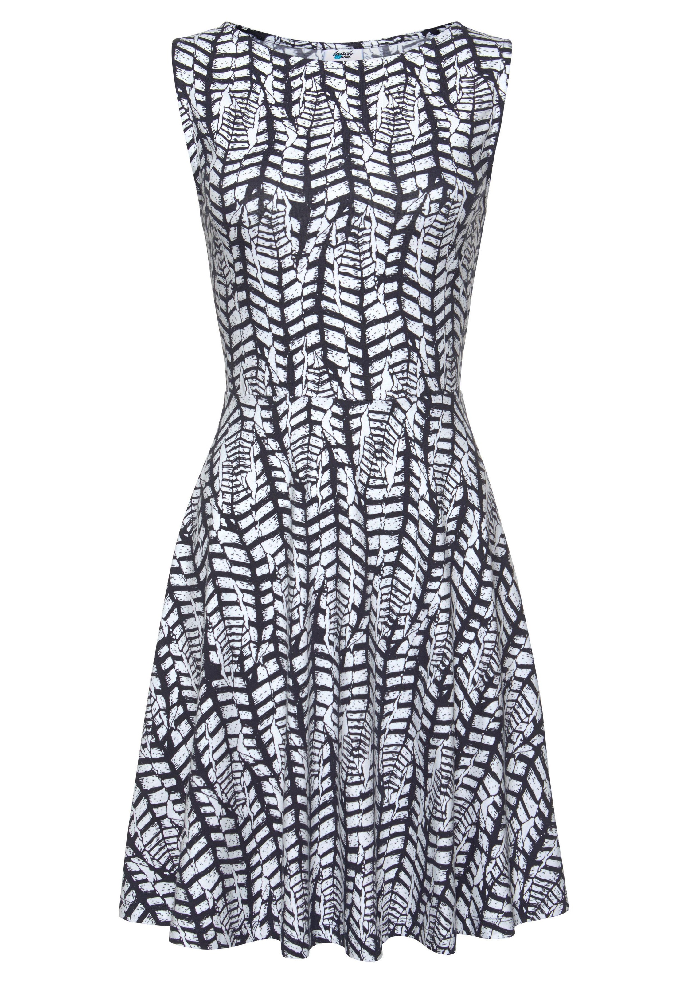 Beachtime Strandkleid, mit Alloverdruck aus leichter Baumwolle, Sommerkleid günstig online kaufen