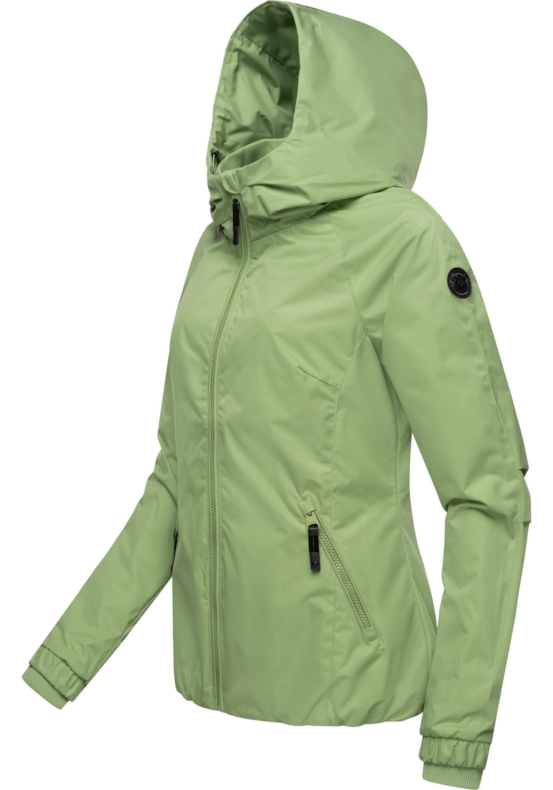 Ragwear Outdoorjacke »Dizzie«, mit Kapuze, Wasserdichte Übergangsjacke mit großer Kapuze