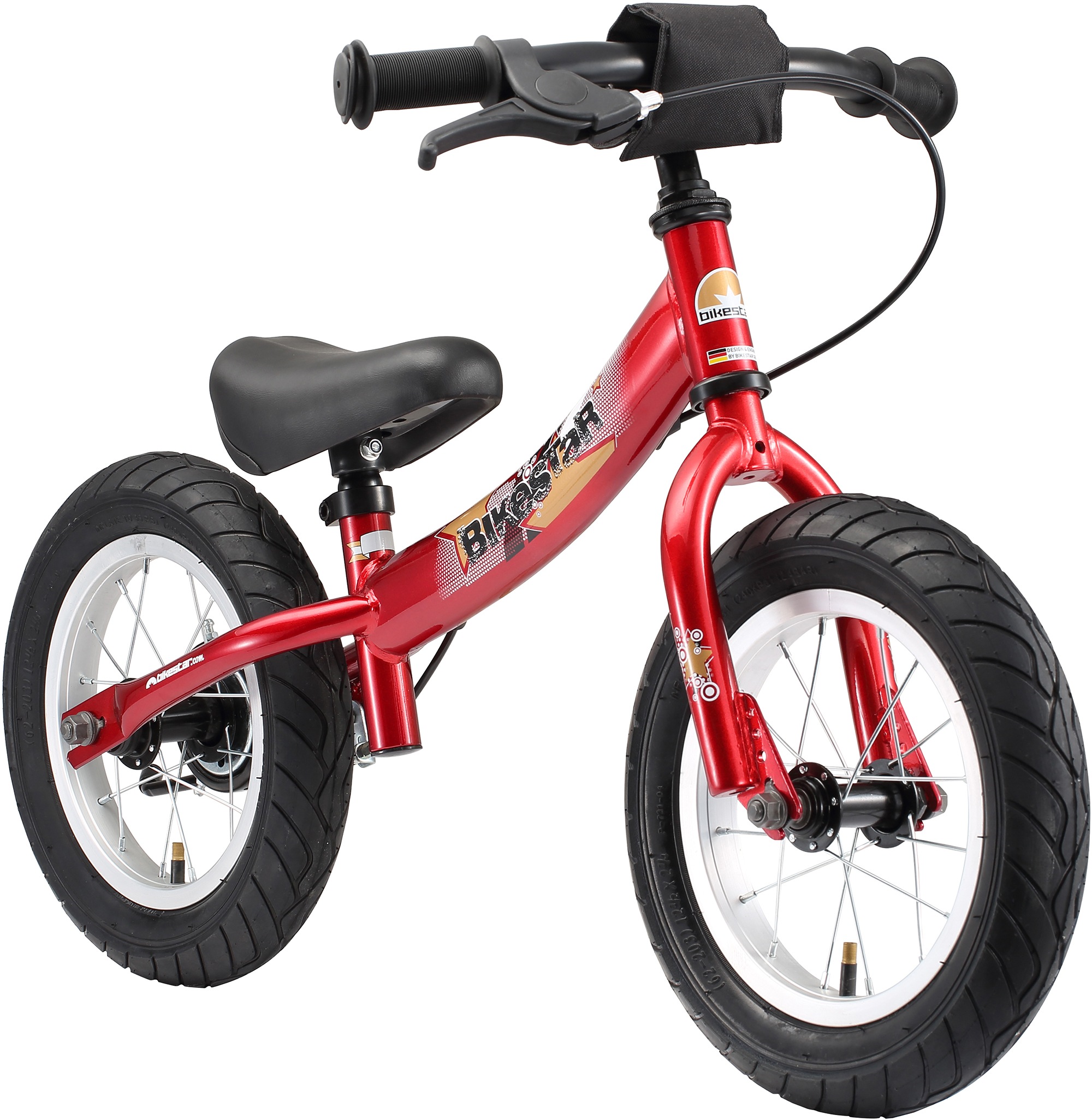 Laufrad BIKESTAR Kinderlaufrad Sport ab 3 Jahre mit Bremse, 12 Zoll