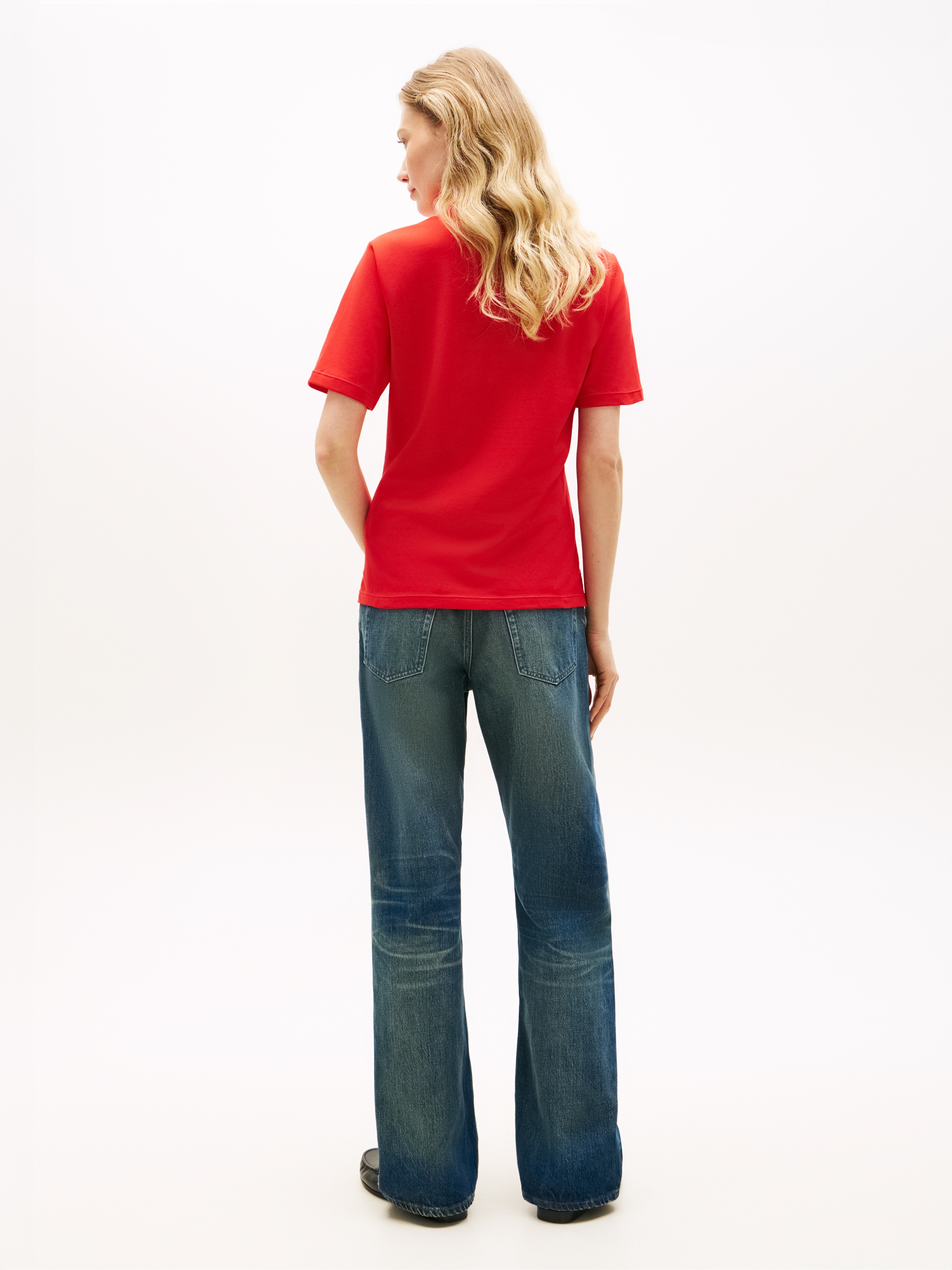 Tommy Hilfiger Poloshirt »1985 REG PIQUE POLO« mit Logo-Stickerei, Seitenschlitze, Regular Fit