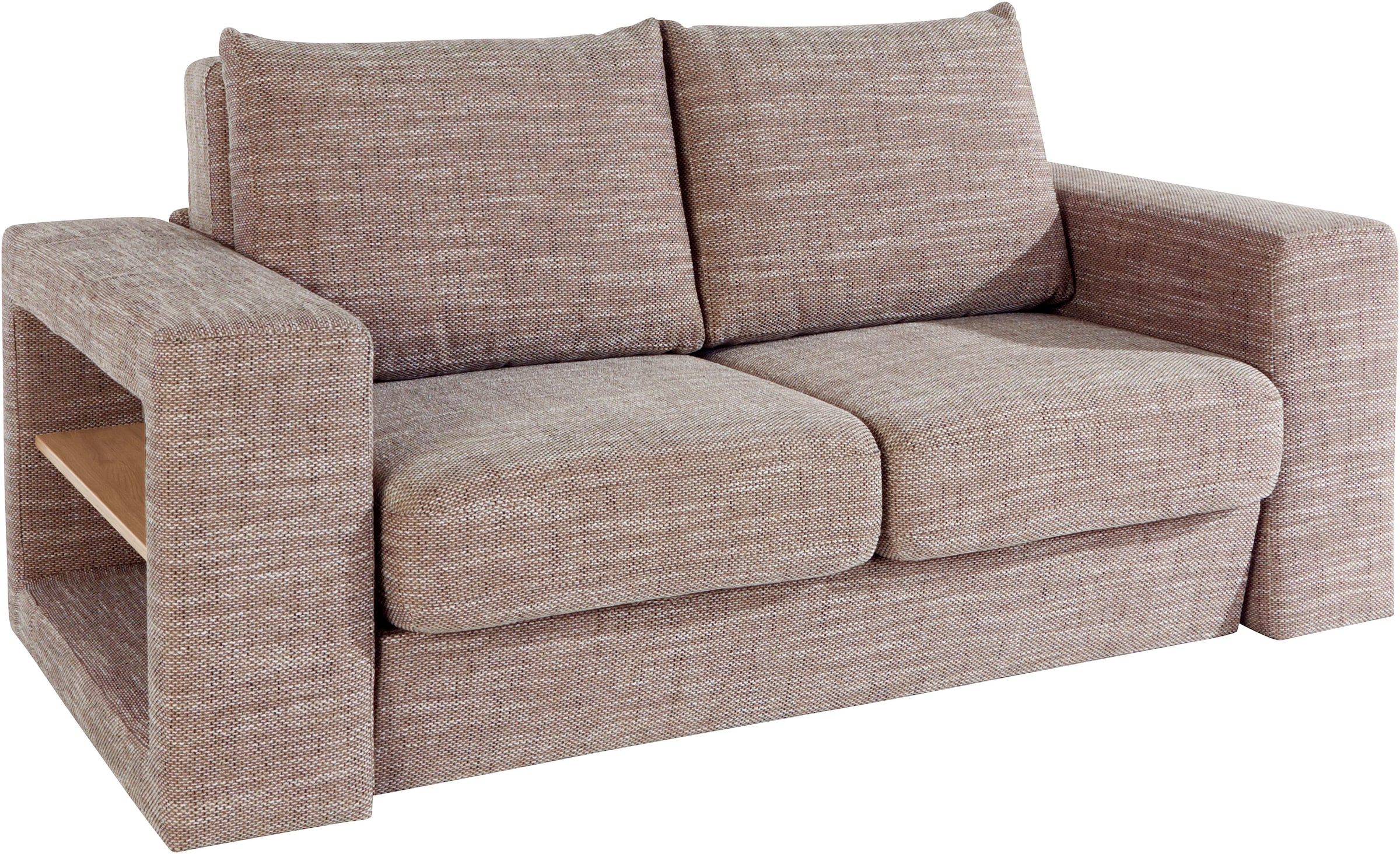 LOOKS by Wolfgang Joop 2,5-Sitzer »Looksvb«, Verwandlungssofa: aus Sofa wird Sofa mit 2 Hockern, mit Regalfunktion