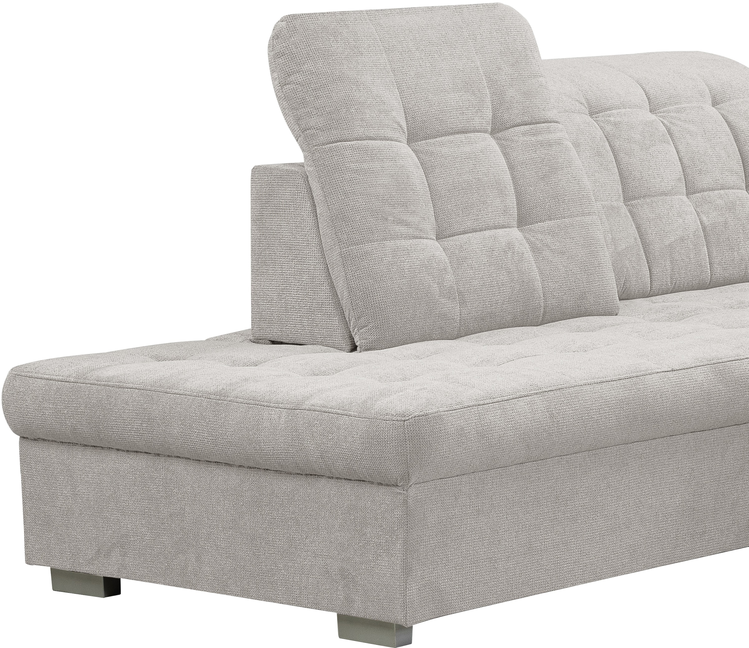 WERK2 Wohnlandschaft »Kordula-New Multifunktion Couch, Breite 332cm, U-Form«, Sofa in U-Form mit Schlaffunktion & Bettkasten, Schlafcouch