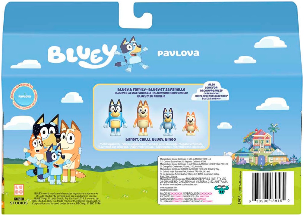Moose Spielfigur »Bluey, Let´s Play Chef - Pavlova«, (Set, 4 tlg.)