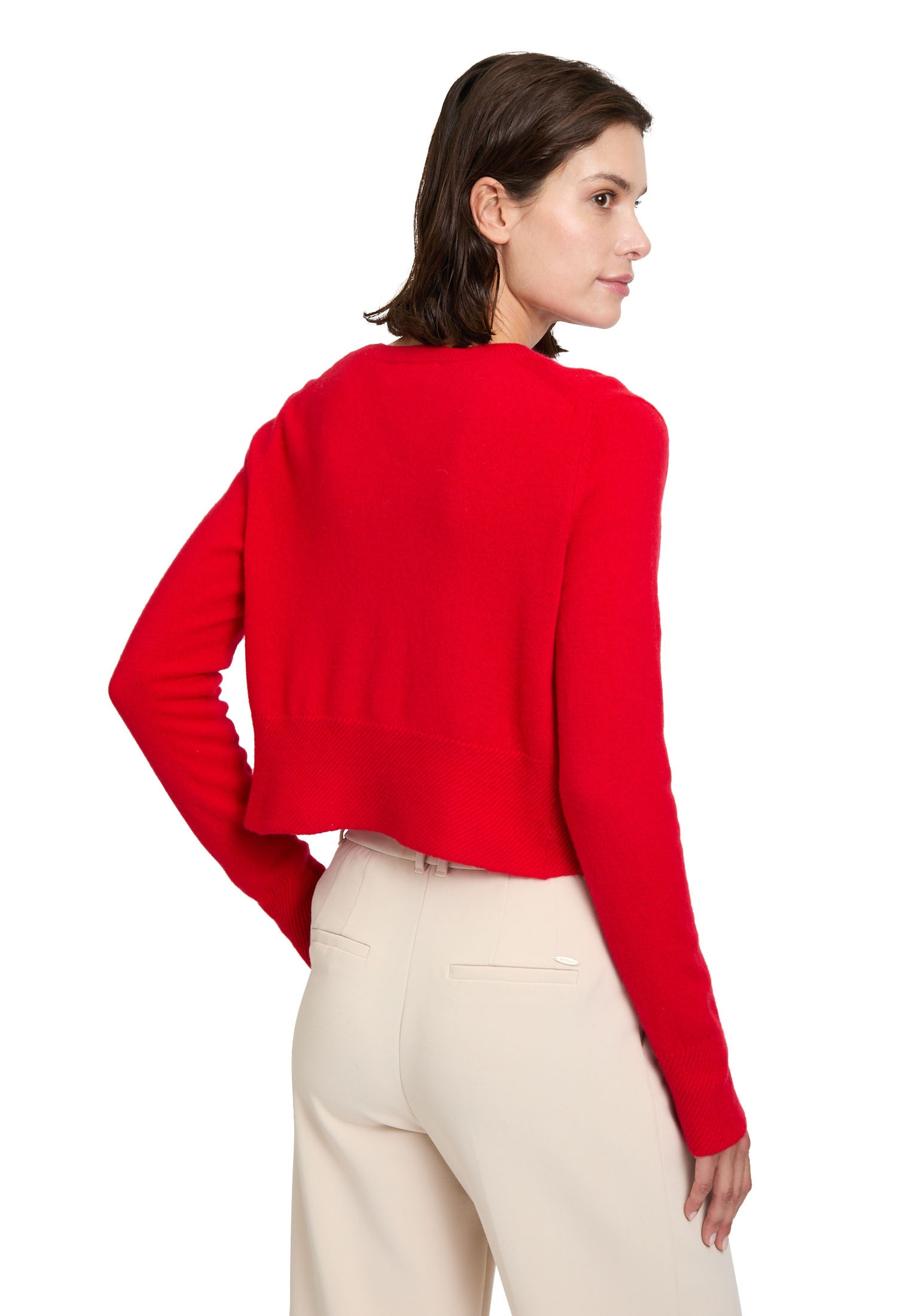 Betty Barclay Strickjacke »Betty Barclay Kaschmir-Strickjacke mit Rippbündchen«, Strick